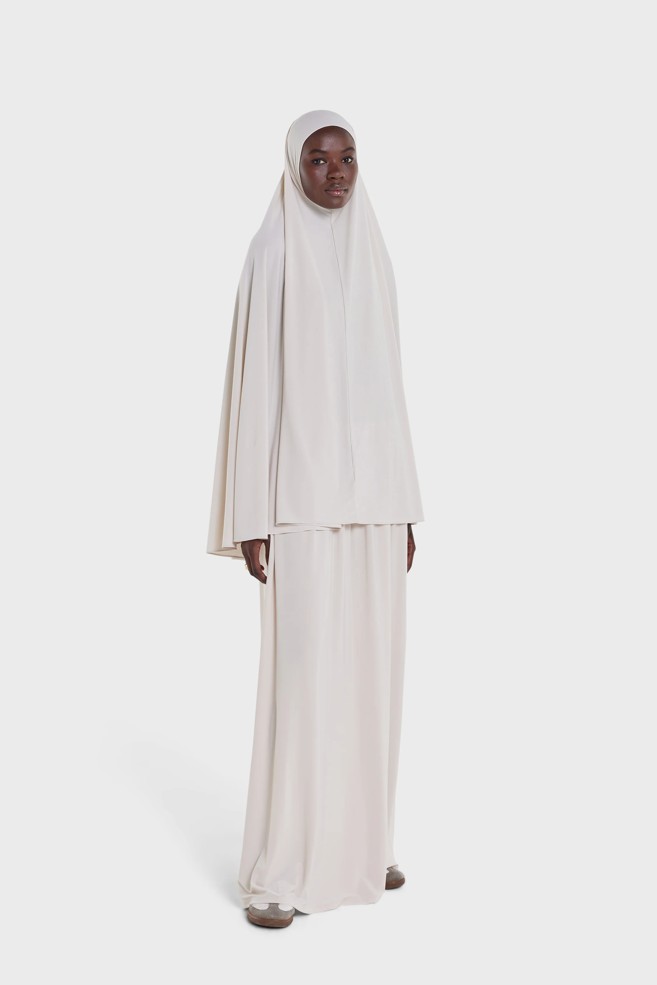 Premium Jersey Prayer Skirt | Moon Grey - Image 4
