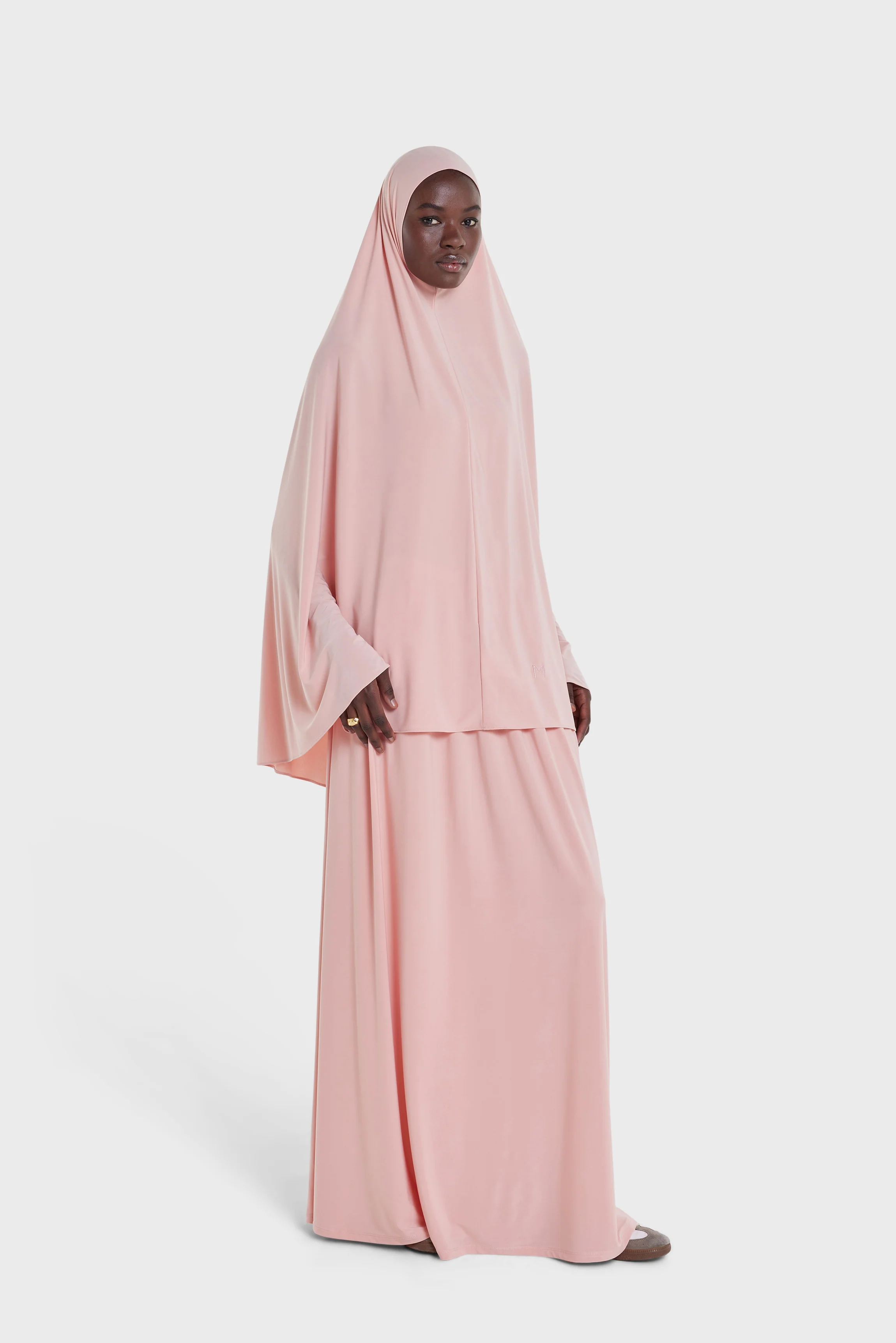 Premium Jersey Prayer Skirt | Peach Pink - Image 2