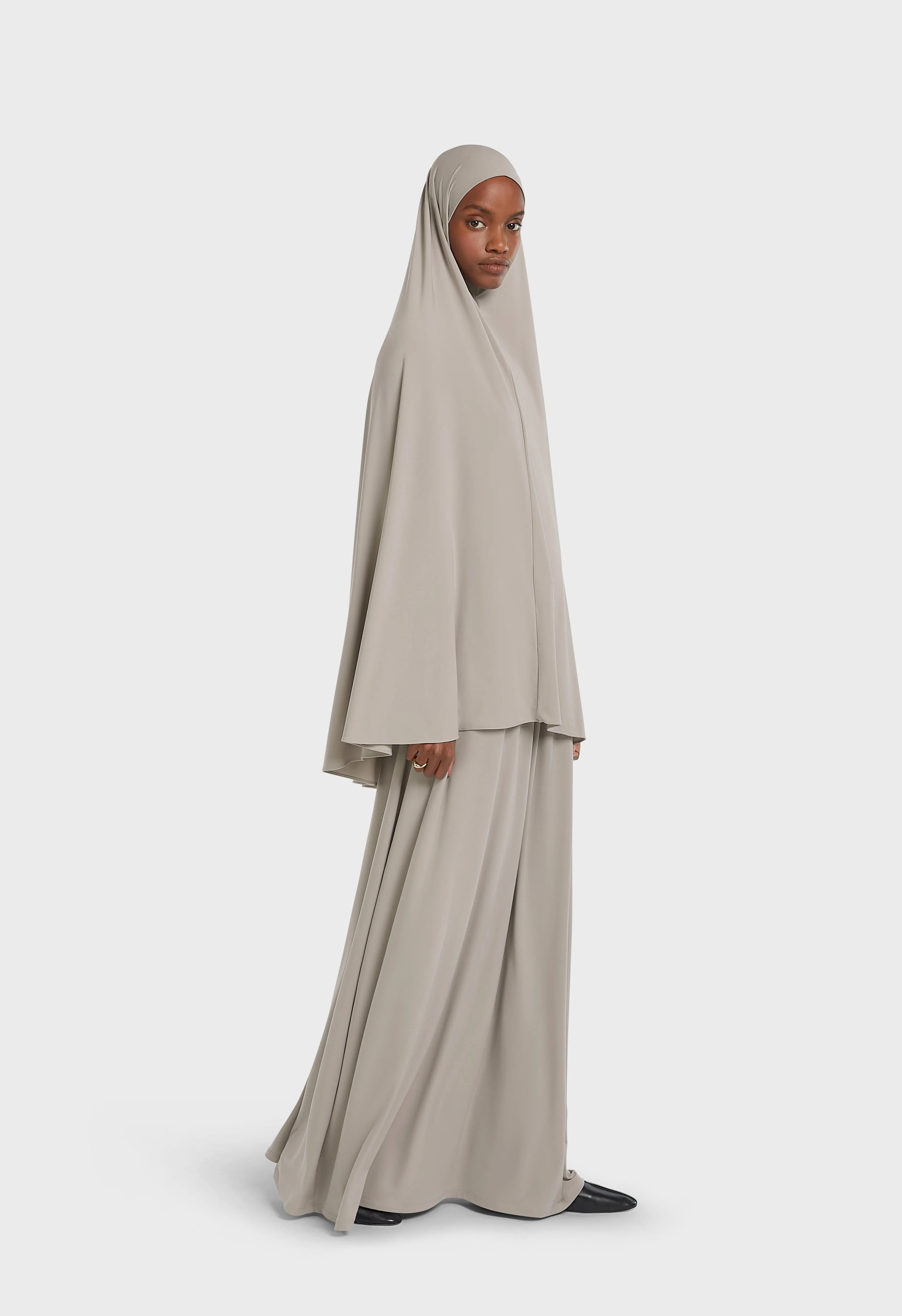 Premium Jersey Prayer Skirt | Pebble - Image 2
