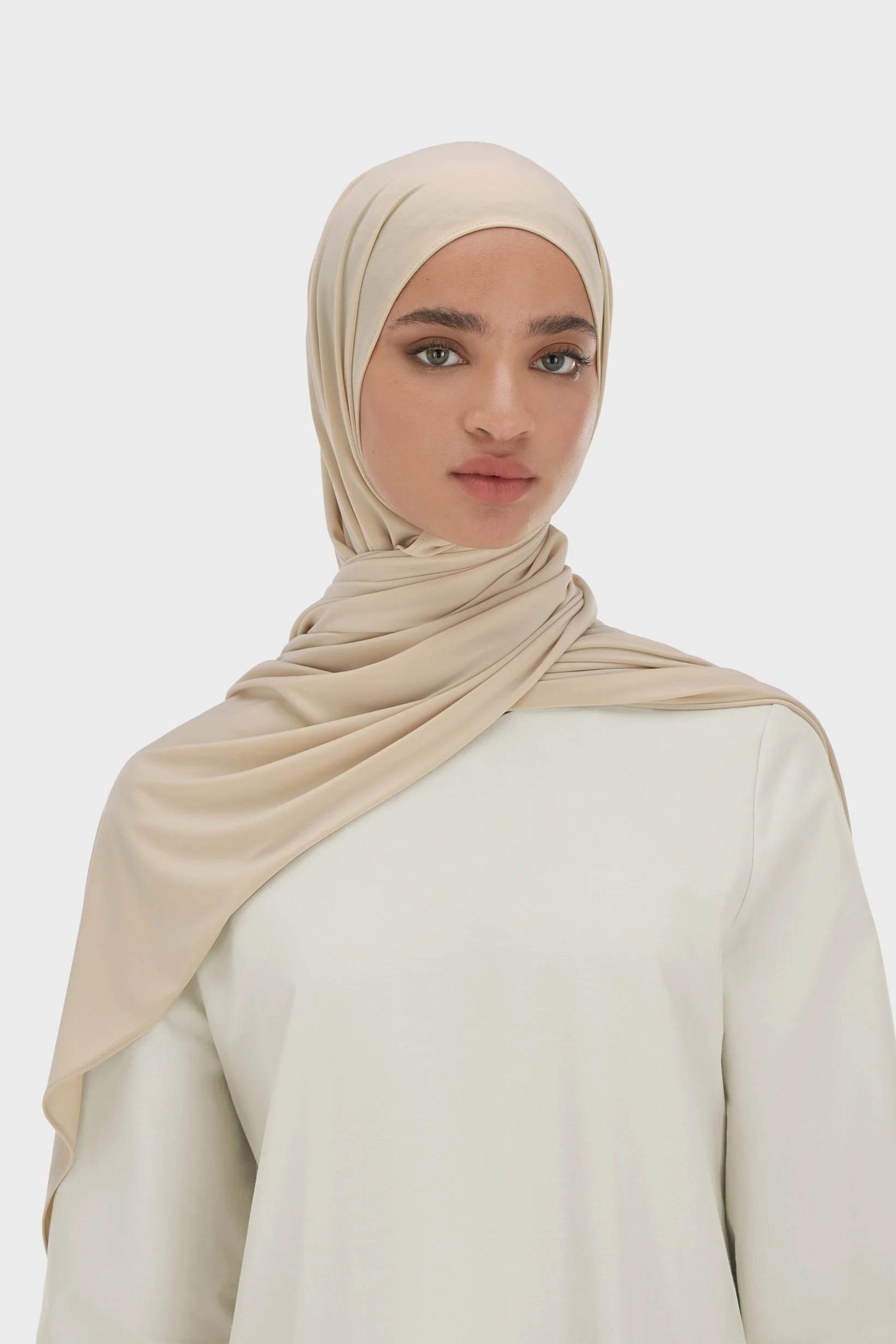 Premium Jersey Scarf | Almond - Image 2
