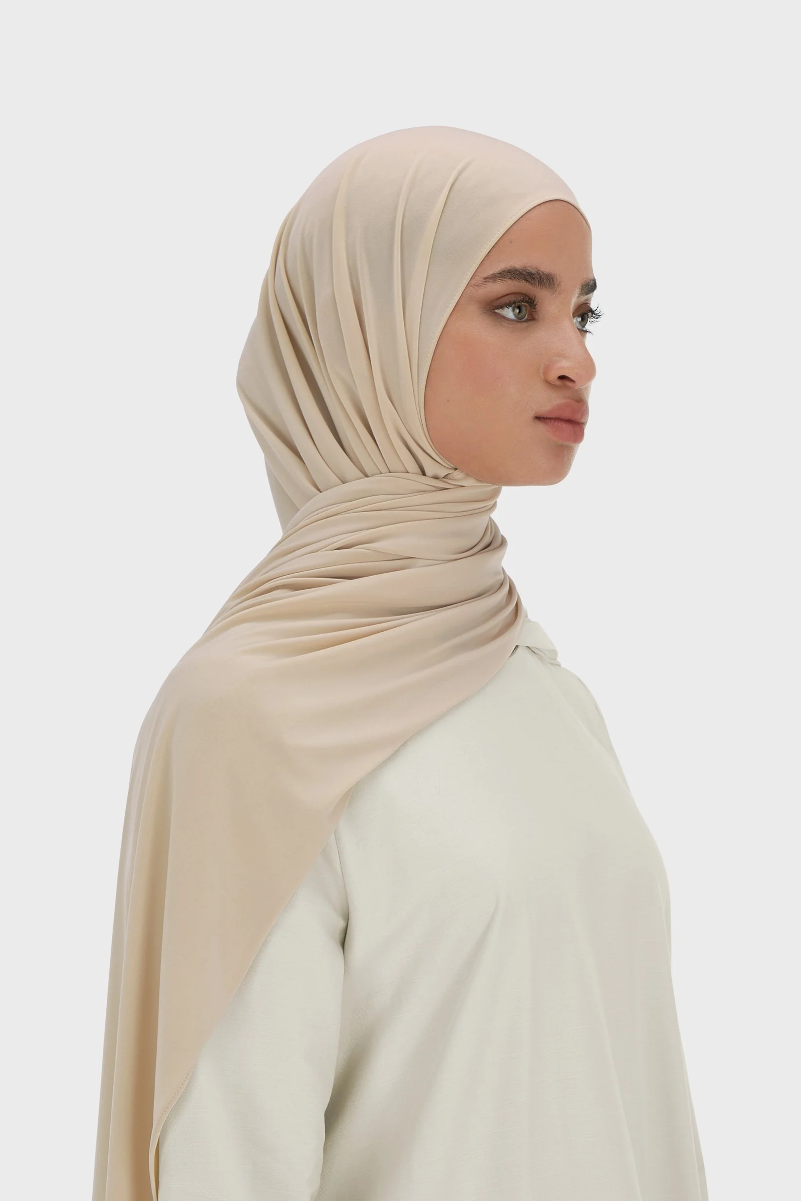 Premium Jersey Scarf | Almond - Image 3