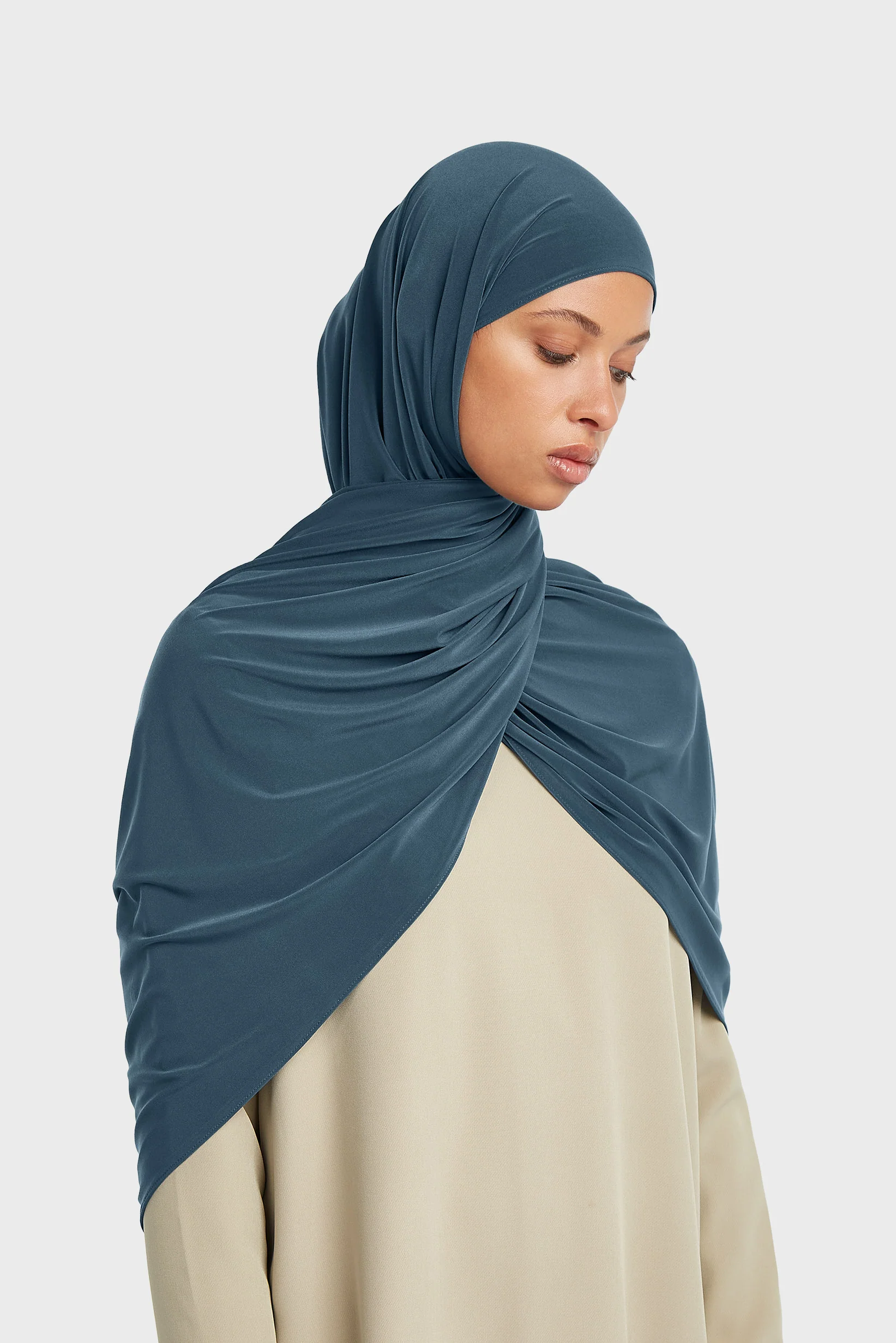 Premium Jersey Scarf | Blue Sapphire - Image 2
