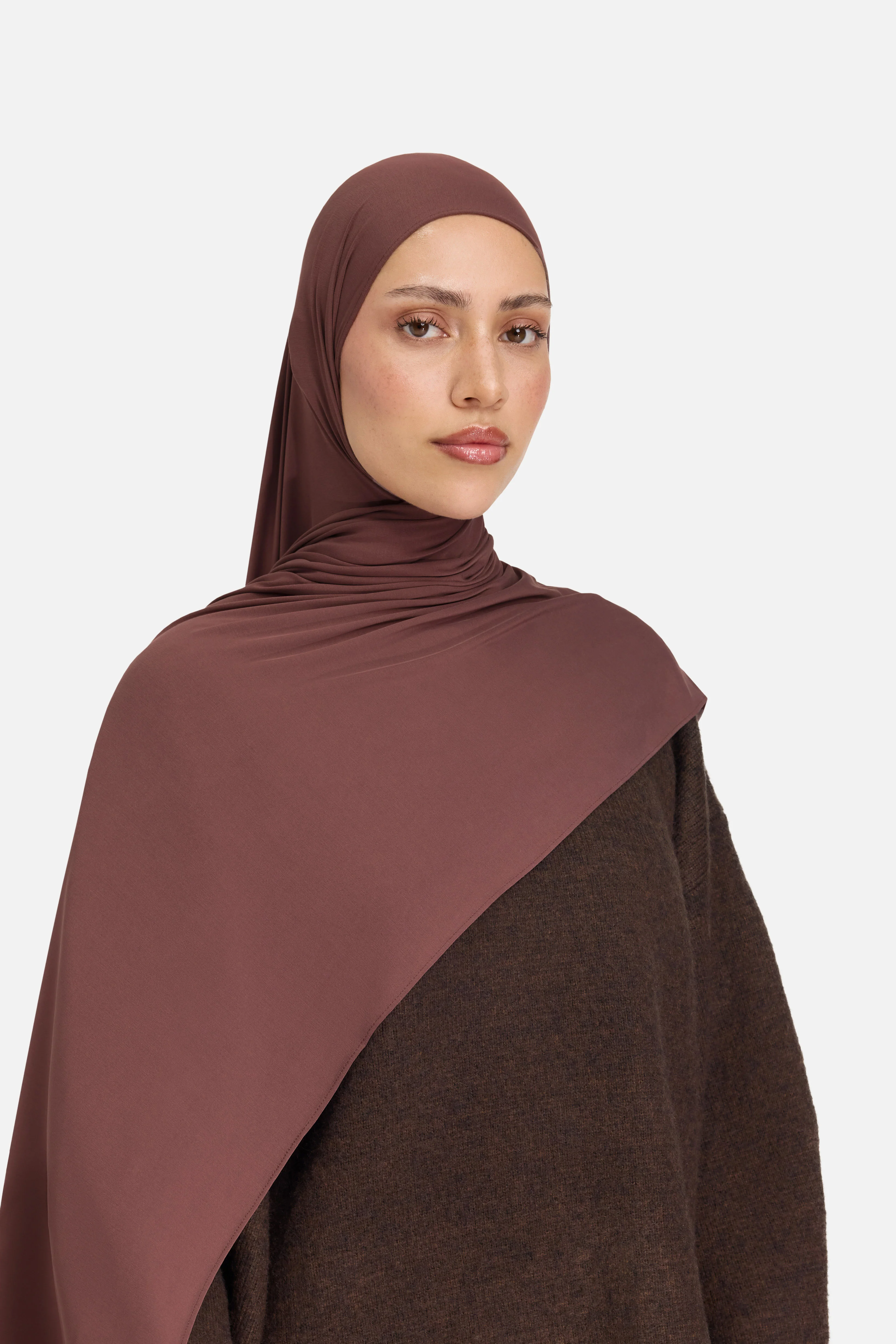 Premium Jersey Scarf | Burnt Red - Image 2