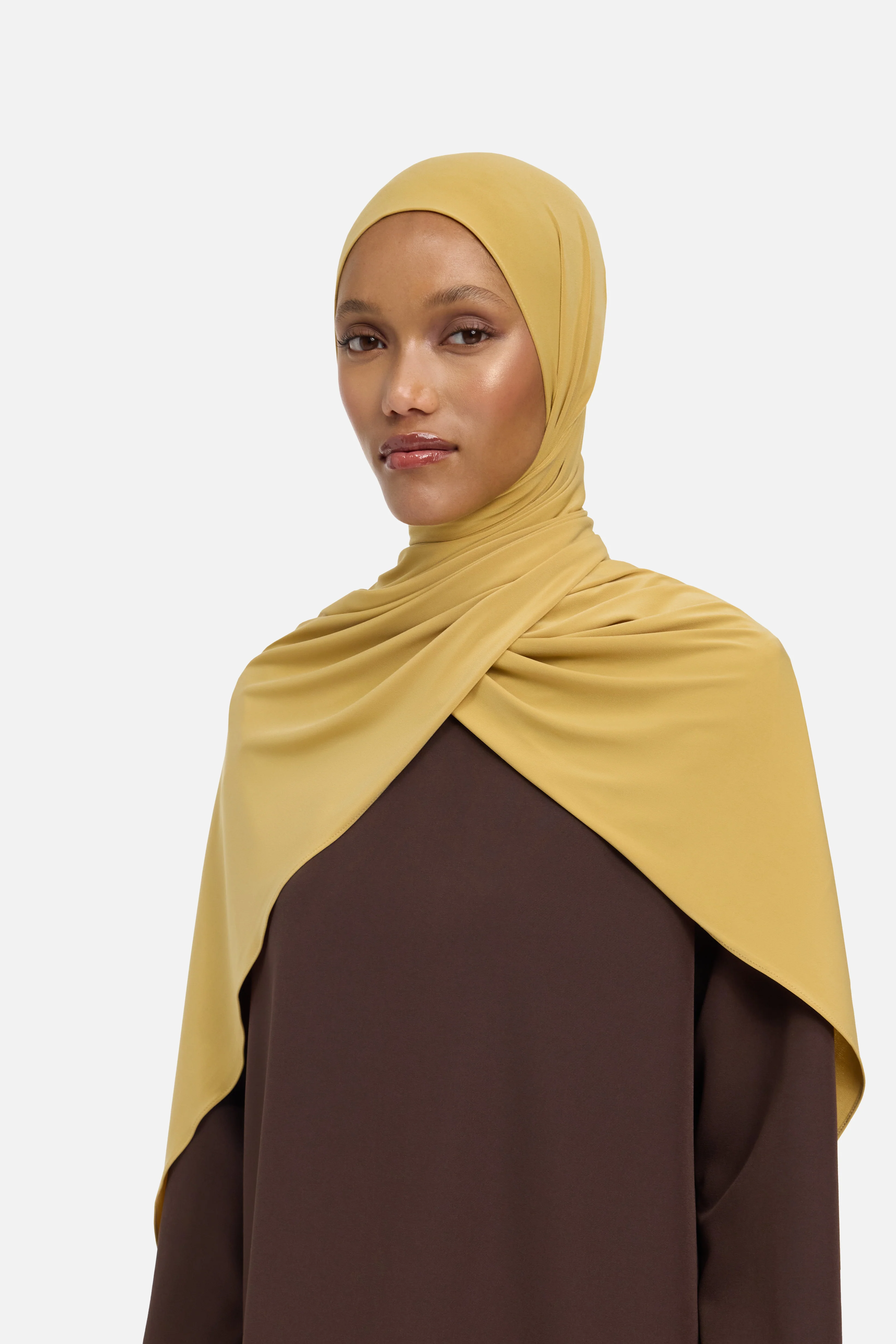 Premium Jersey Scarf | Caramel Taupe - Image 2