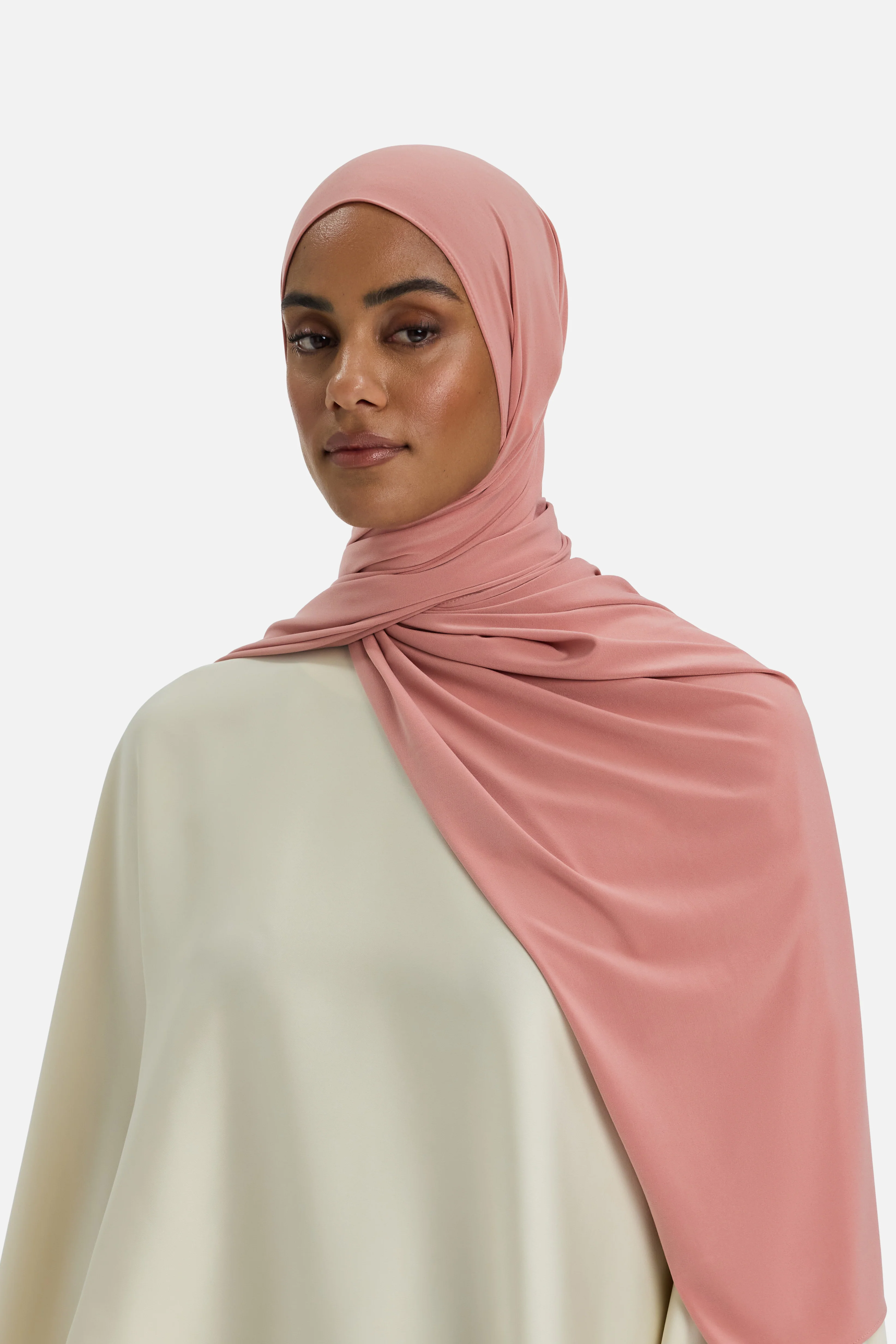 Premium Jersey Scarf | Coral - Image 2