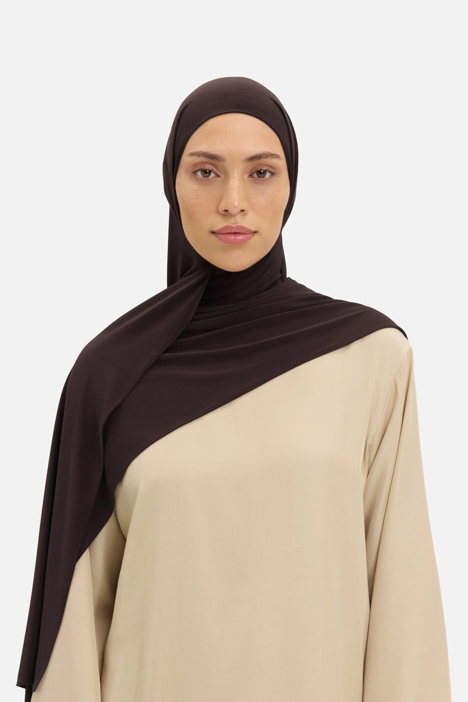 Premium Jersey Scarf | Dark Fudge