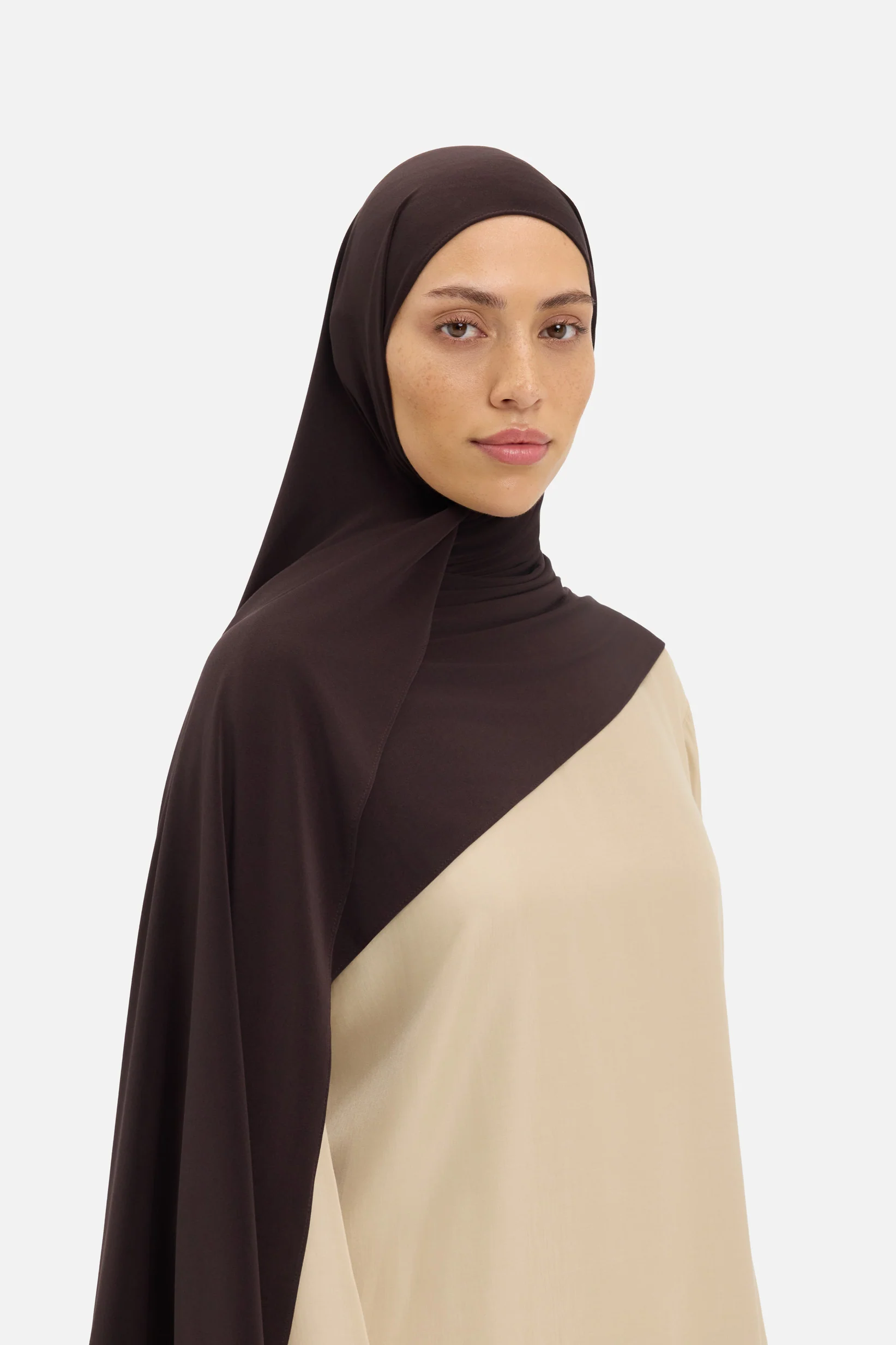 Premium Jersey Scarf | Dark Fudge - Image 2
