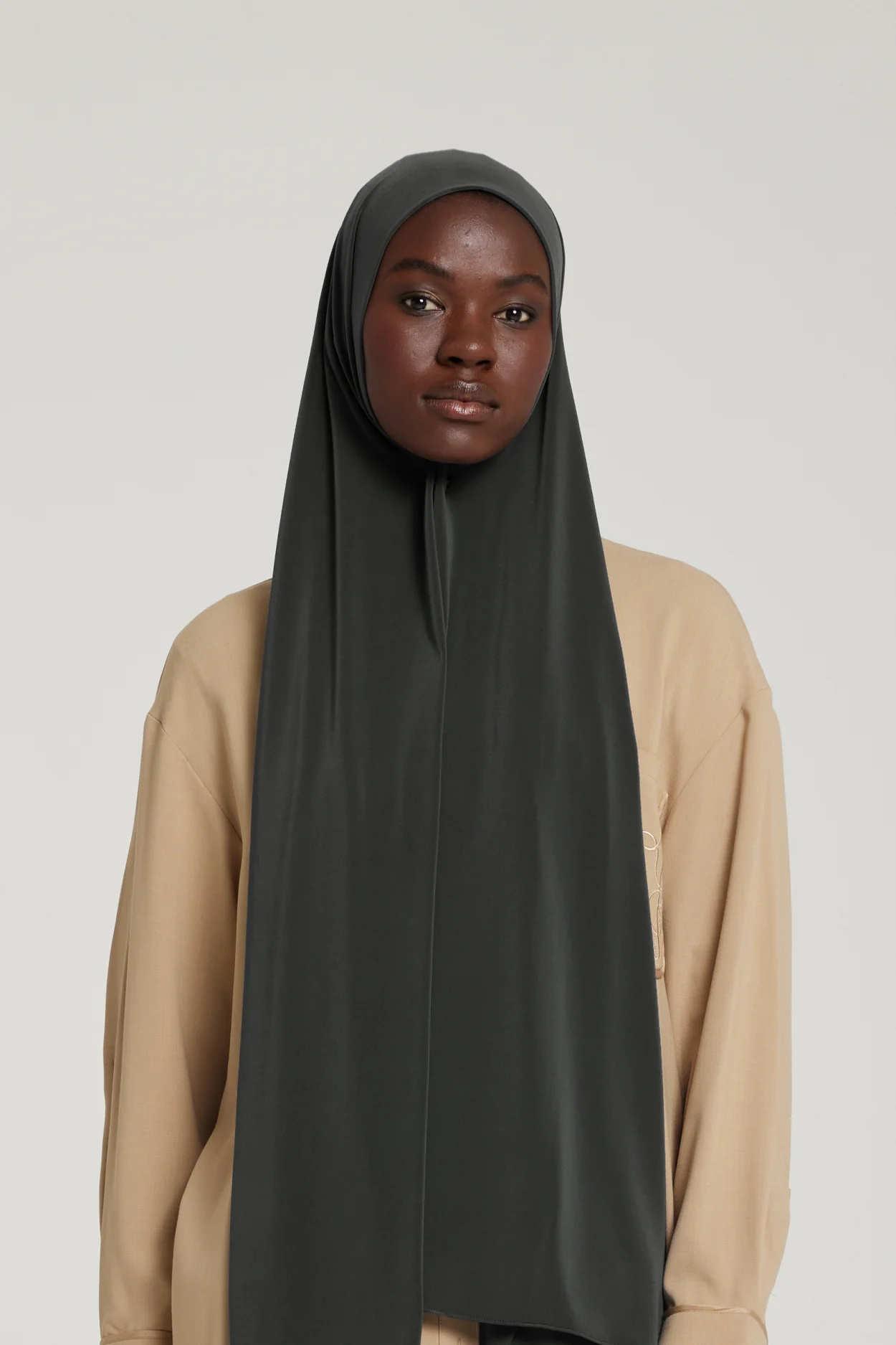 Premium Jersey Scarf | Dark Grey - Image 3