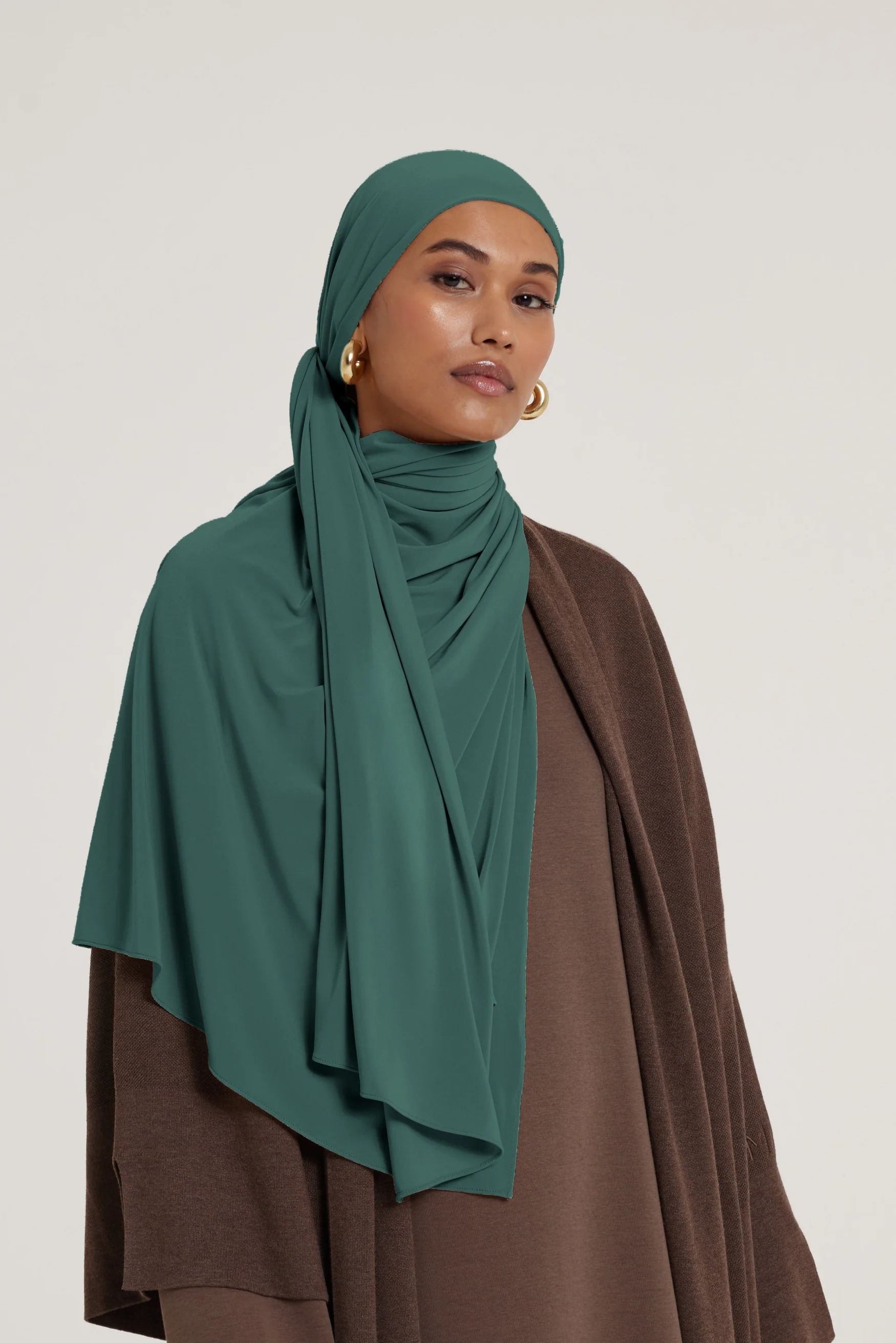 Premium Jersey Scarf | Dark Turquoise - Image 2
