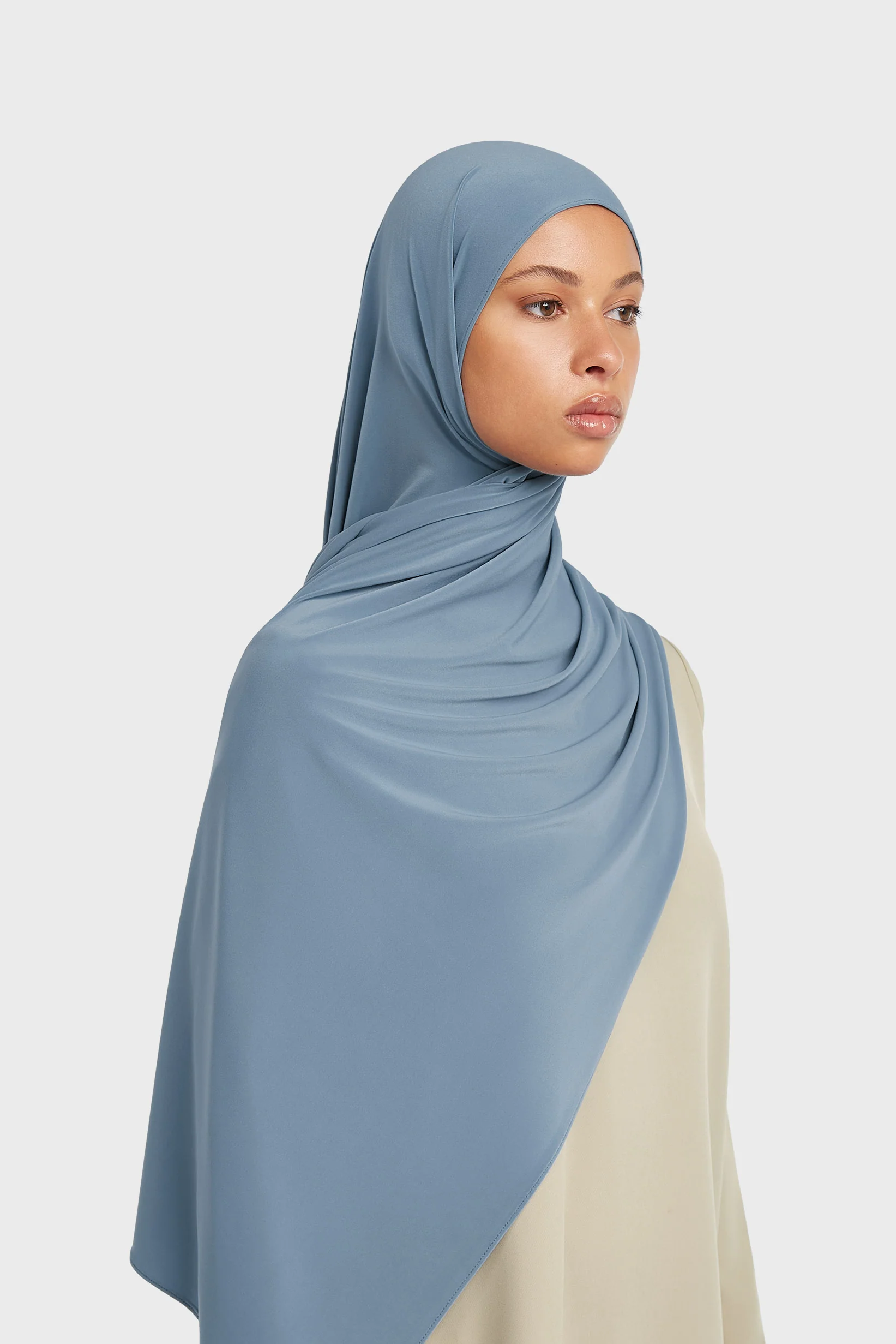 Premium Jersey Scarf | Dusty Indigo - Image 2