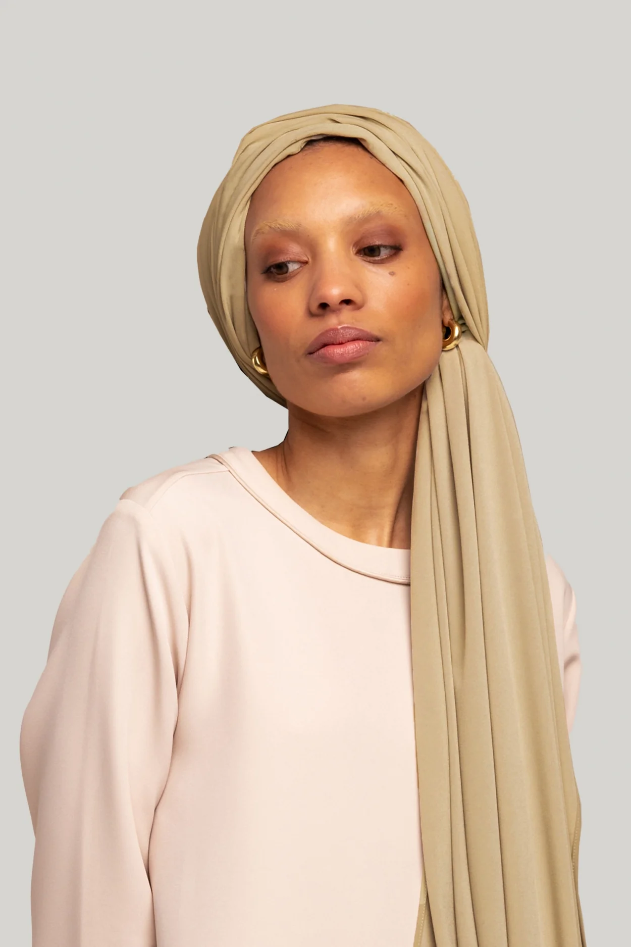 Premium Jersey Scarf | Ecru - Image 2