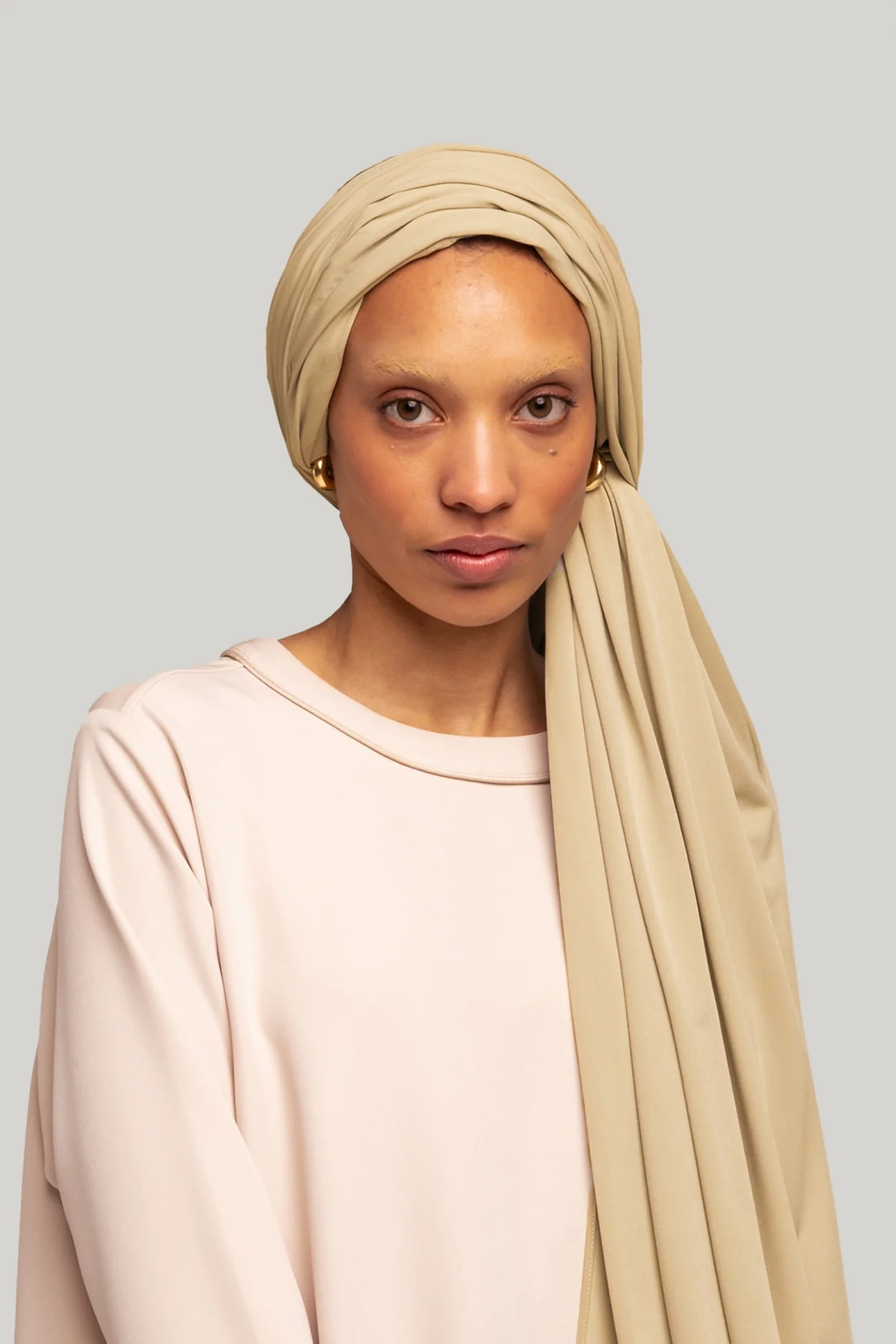 Premium Jersey Scarf | Ecru - Image 3