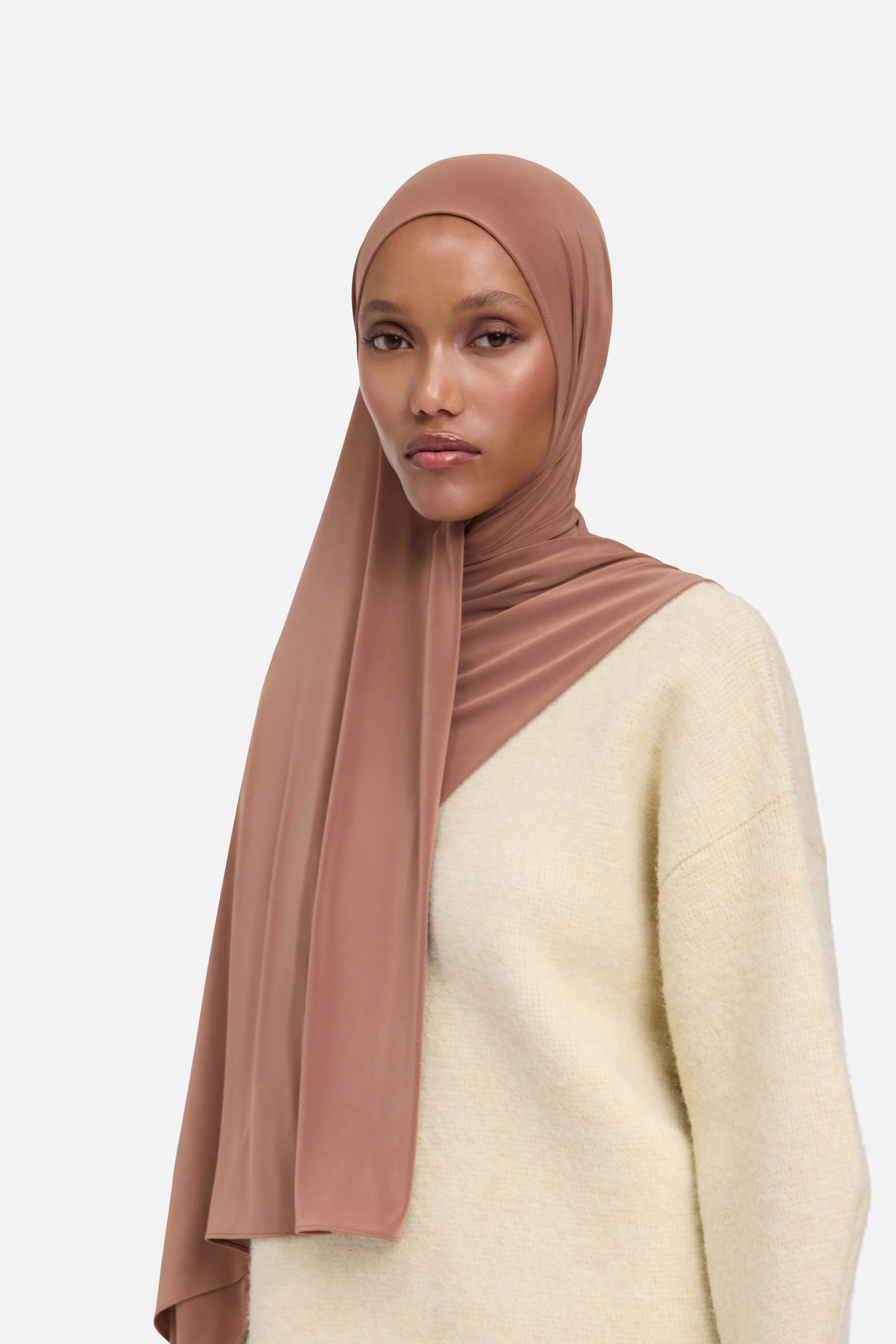 Premium Jersey Scarf | Fig - Image 2