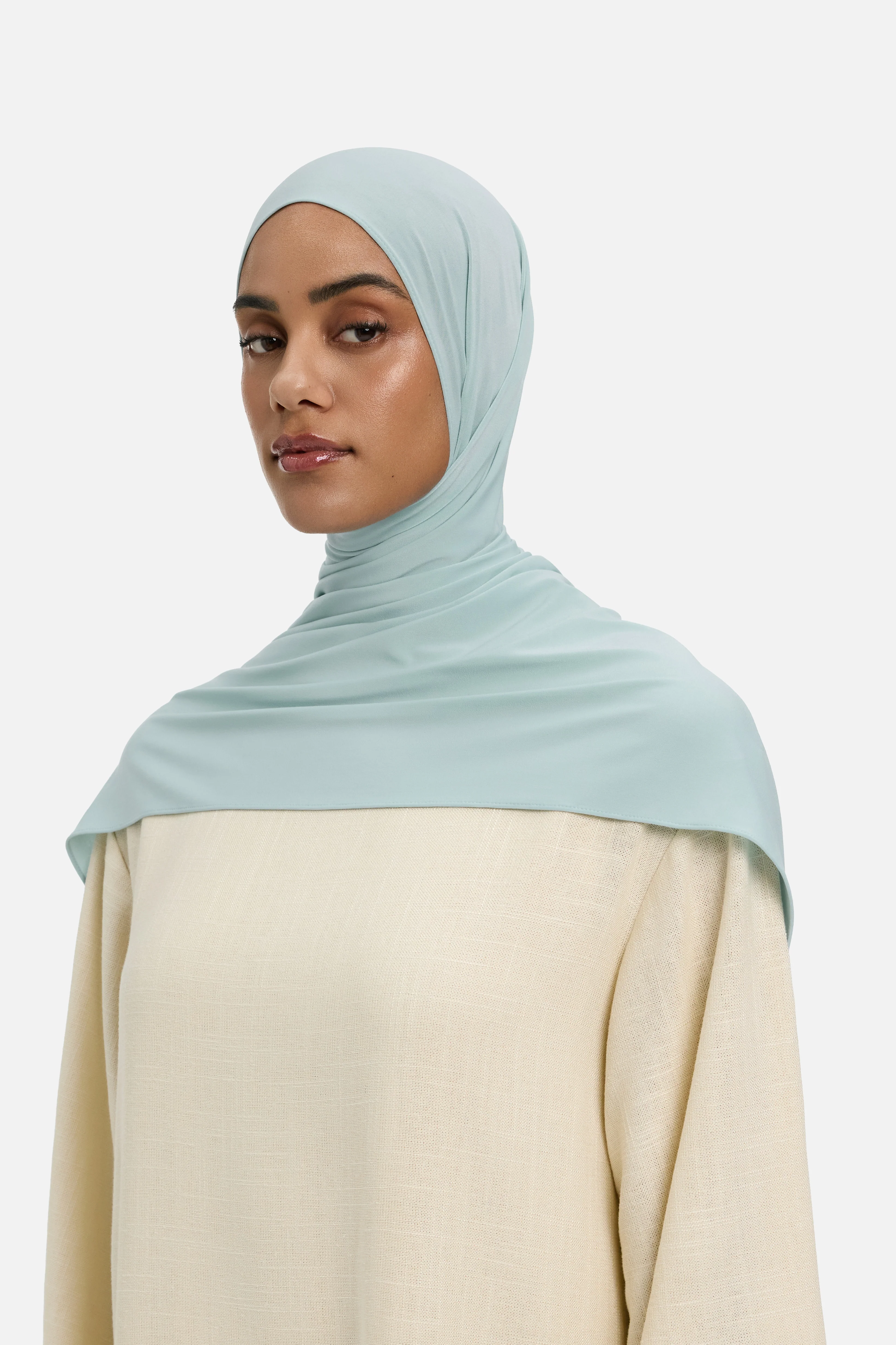Premium Jersey Scarf | Misty Blue - Image 2