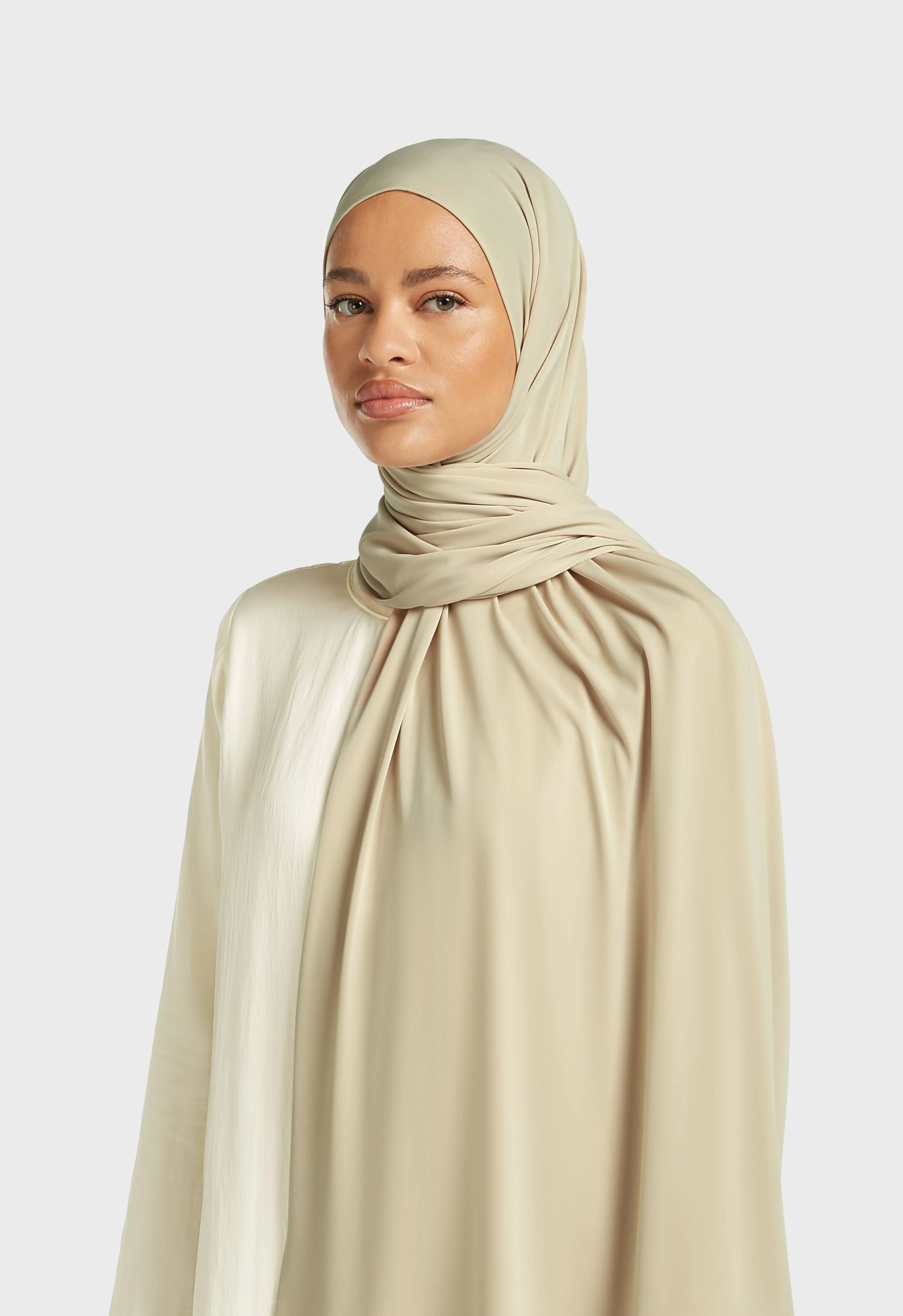 Premium Jersey Scarf | Moss Gray - Image 3