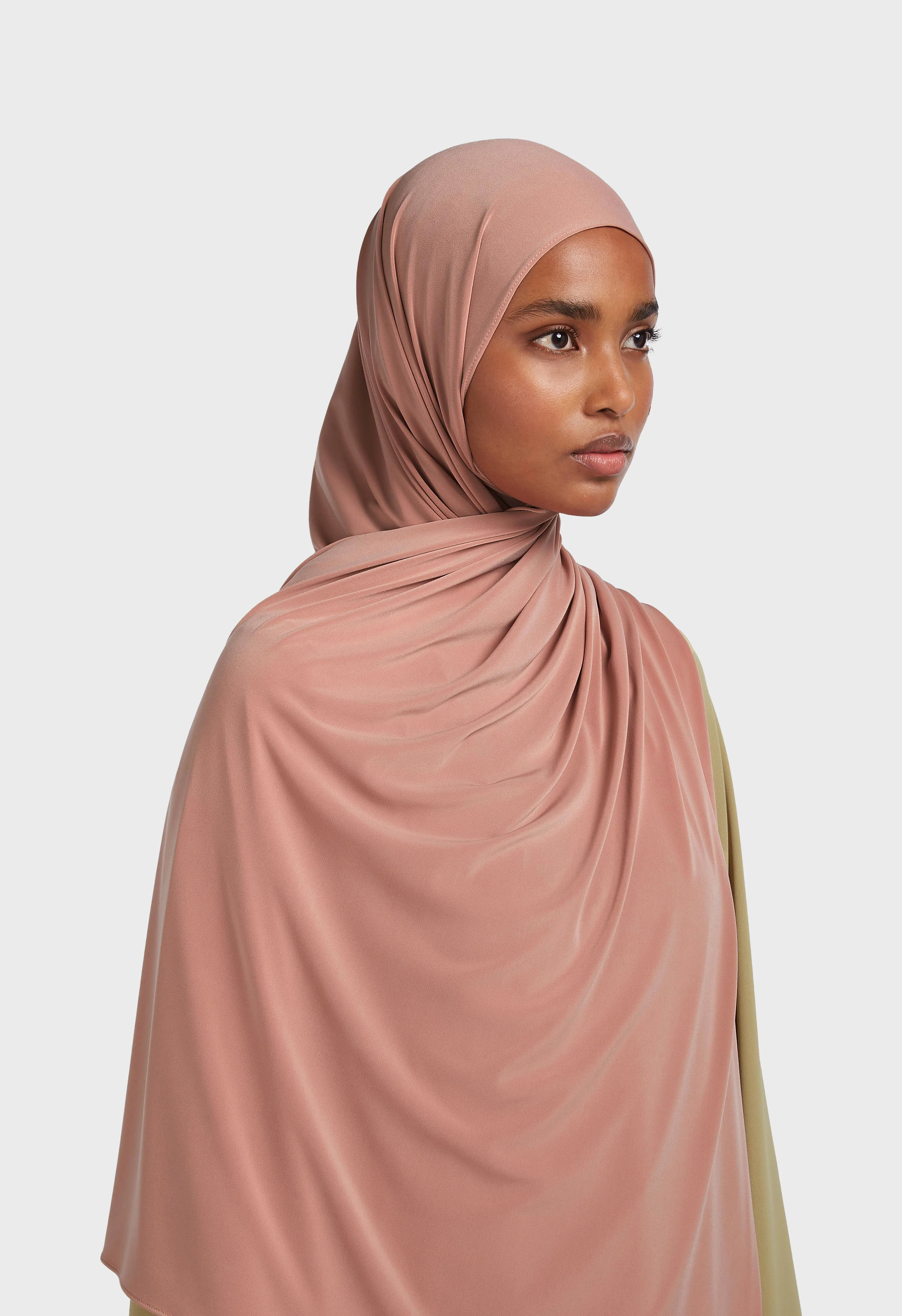Premium Jersey Scarf | Moss Rose - Image 2