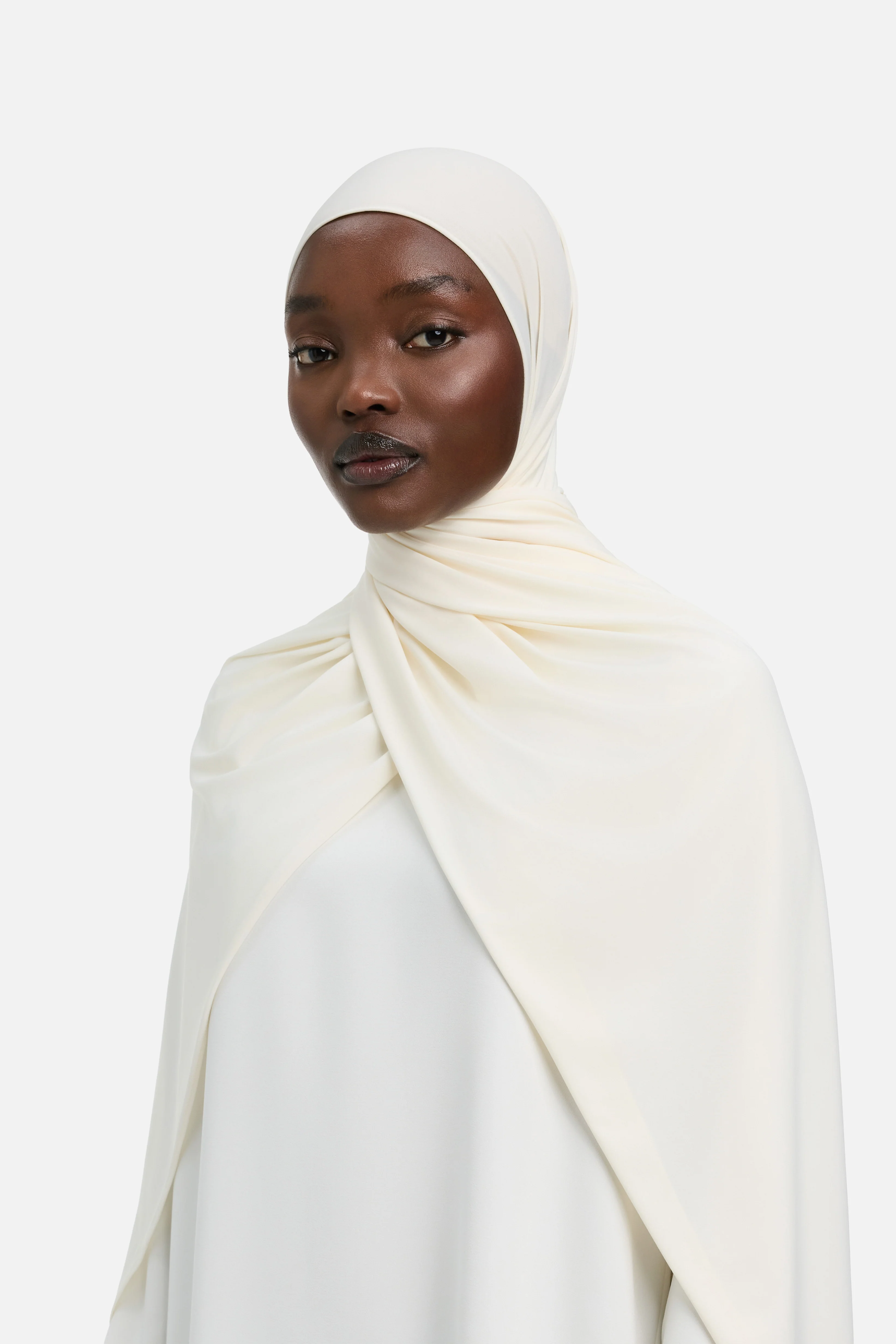 Premium Jersey Scarf | Off White - Image 2