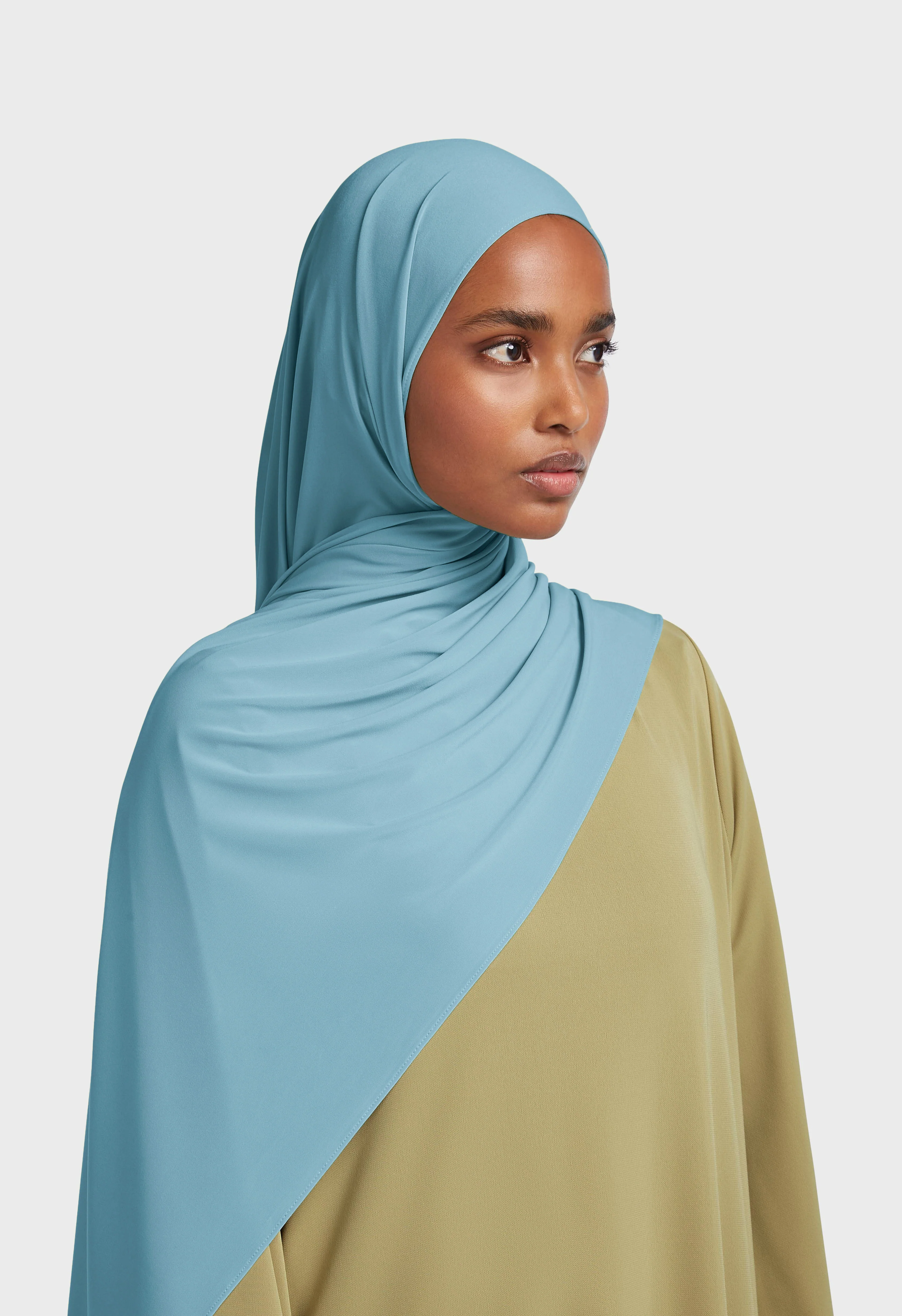 Premium Jersey Scarf | Pale Indigo - Image 3