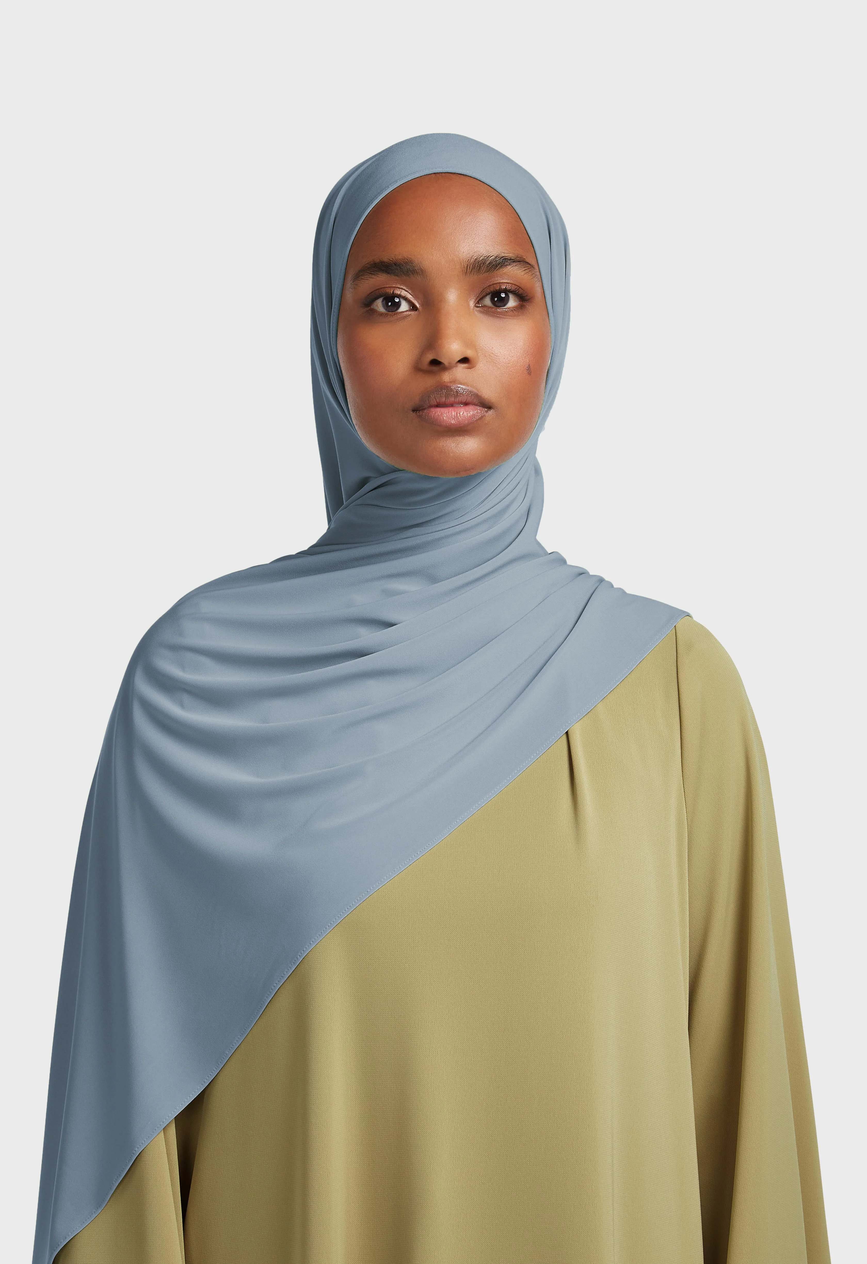 Premium Jersey Scarf | Silver Blue - Image 2