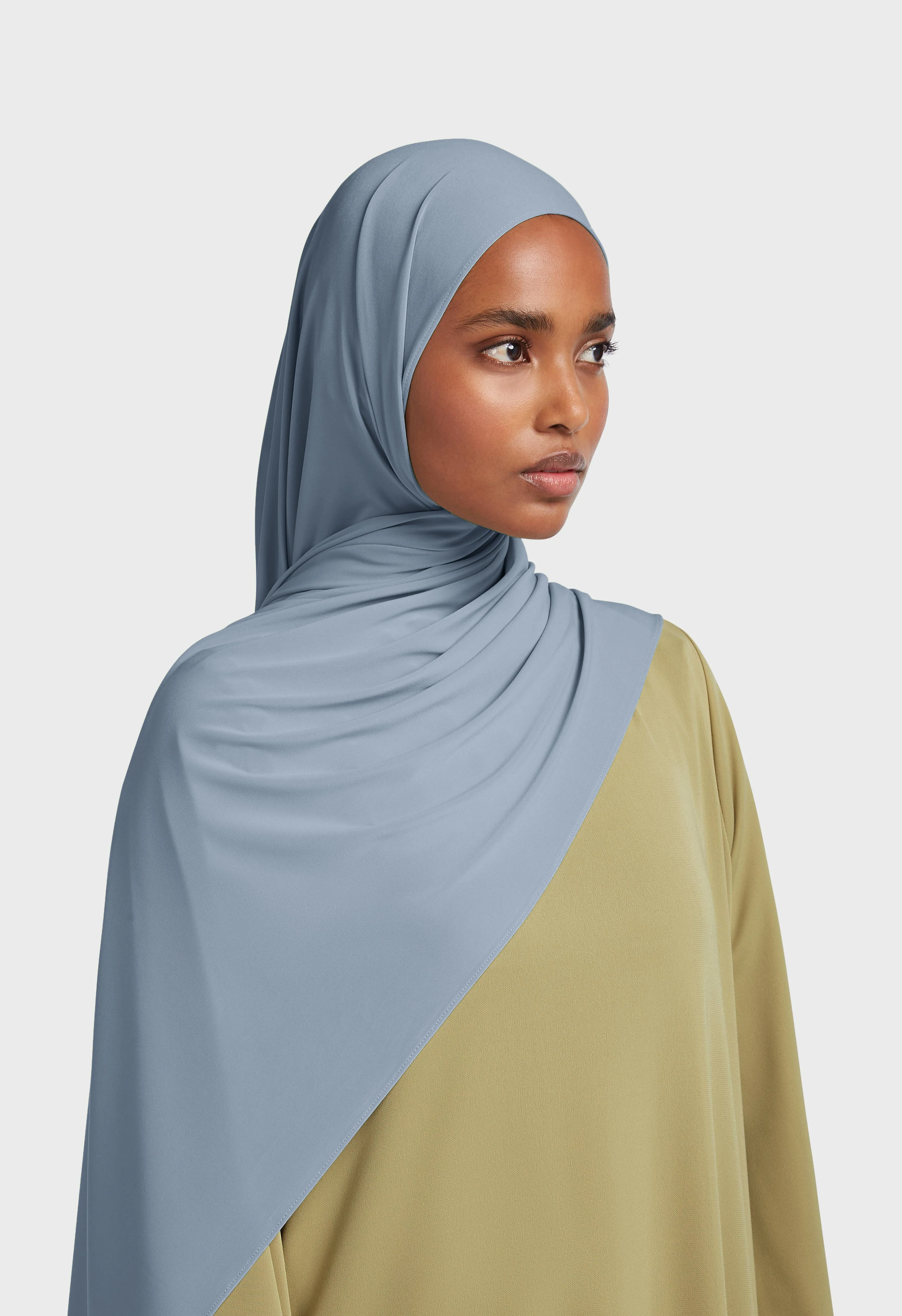 Premium Jersey Scarf | Silver Blue - Image 3