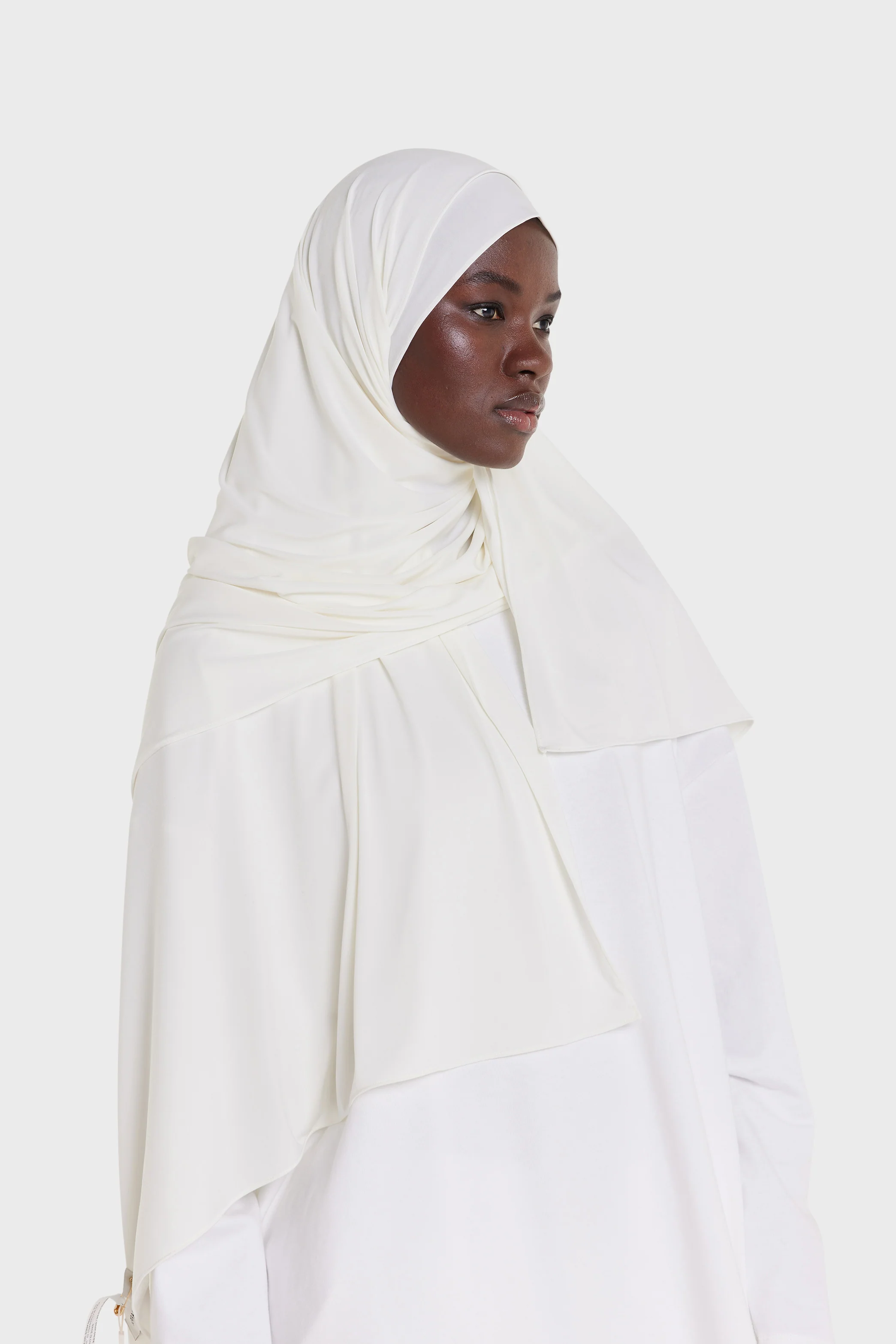 Premium Jersey Scarf | White Cream - Image 2