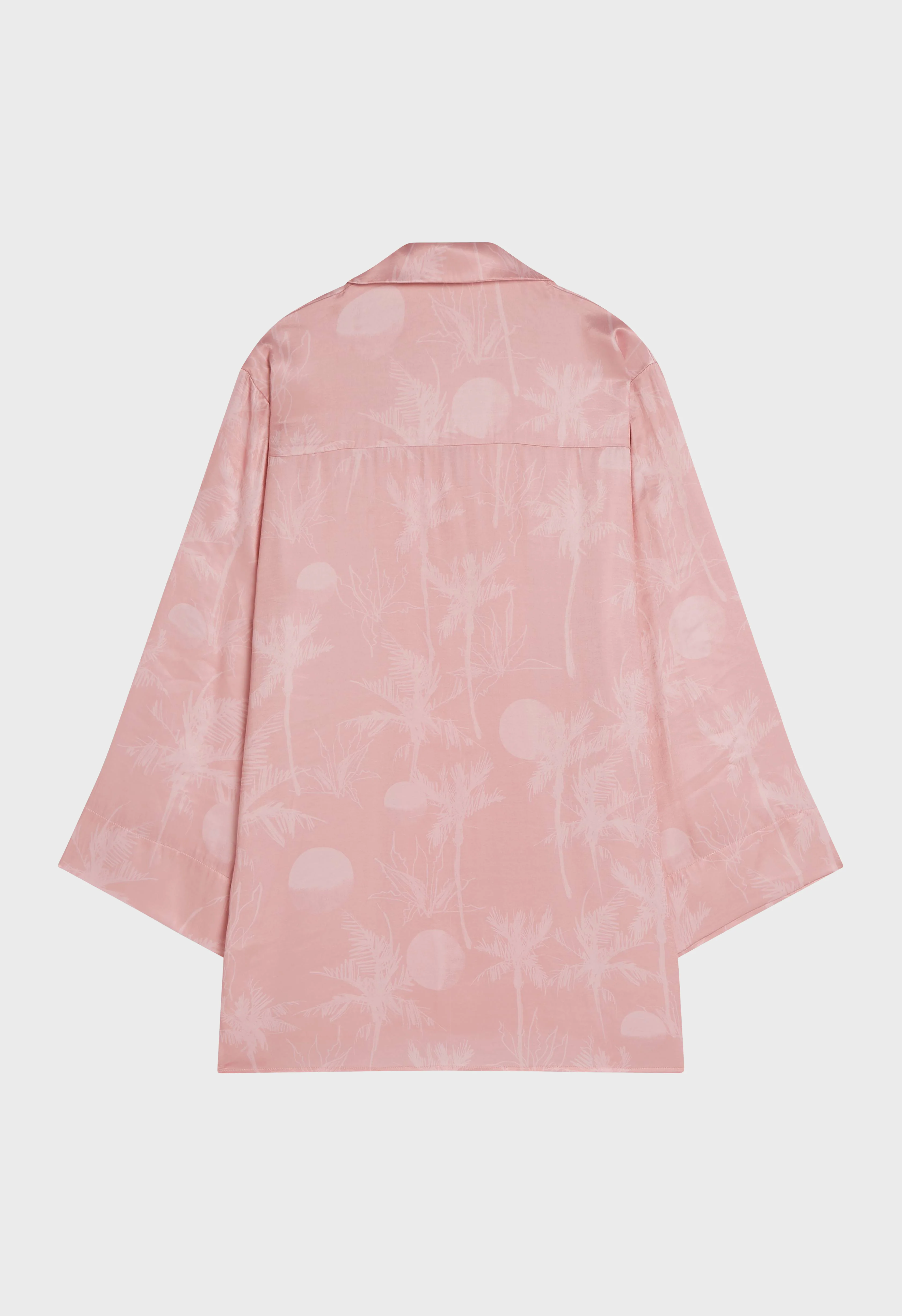 Printed Shirt | Palm Print Rose Dust - Image 4