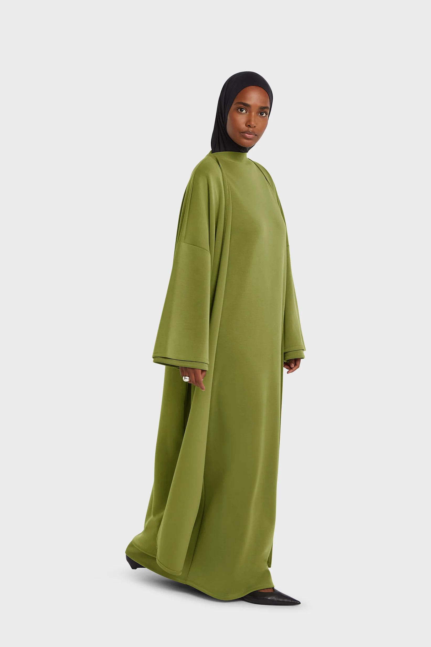 Rayon Abaya | Leaf - Image 2