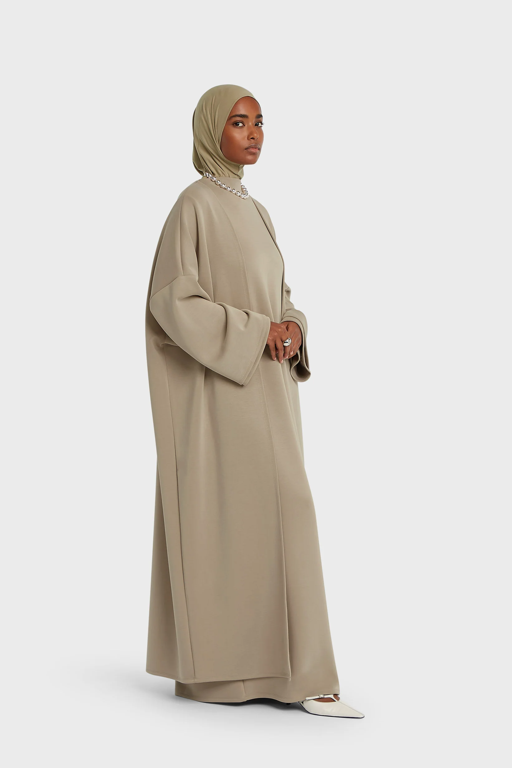 Rayon Abaya | Mink - Image 2