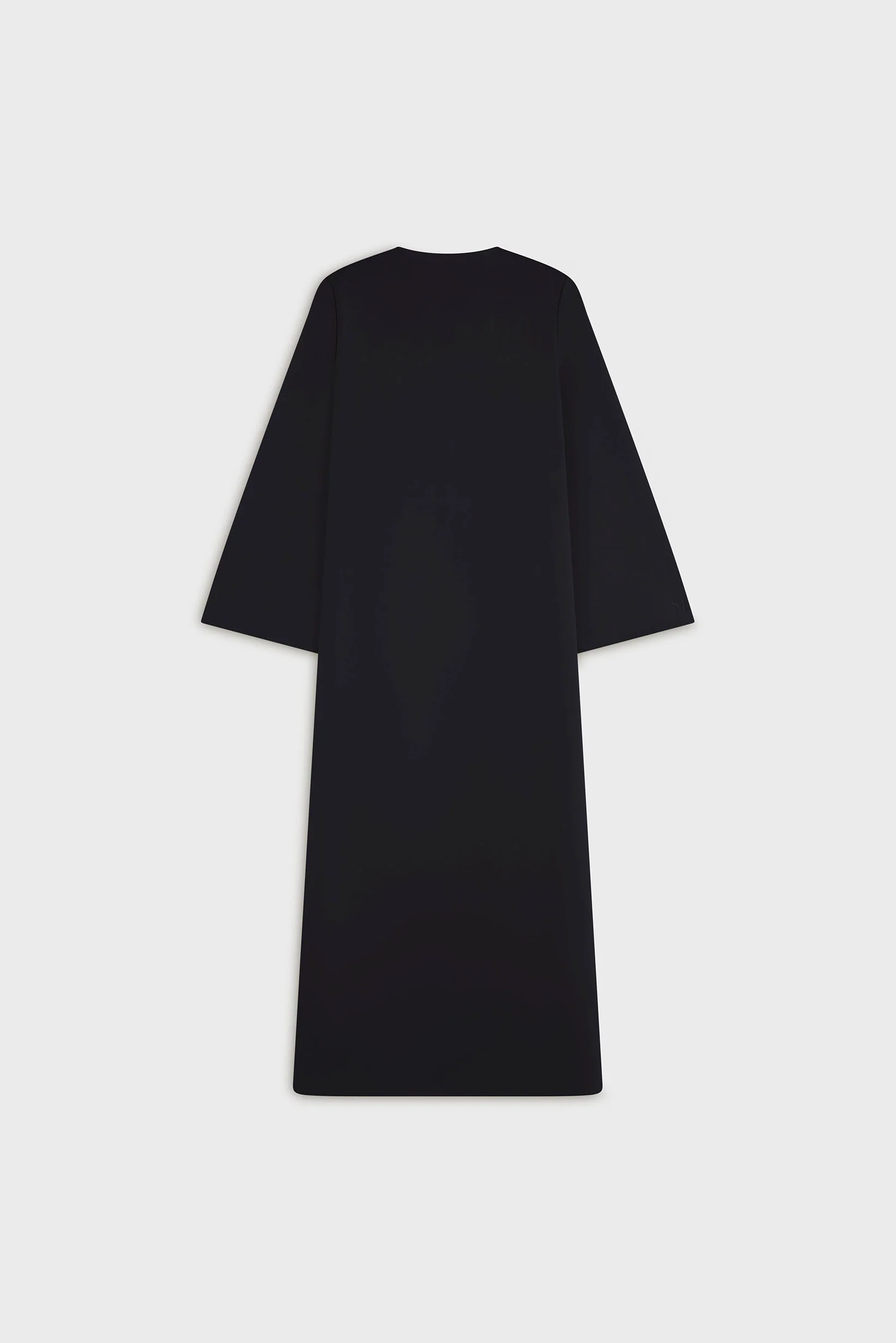 Rayon Jersey Dress | Black - Image 3
