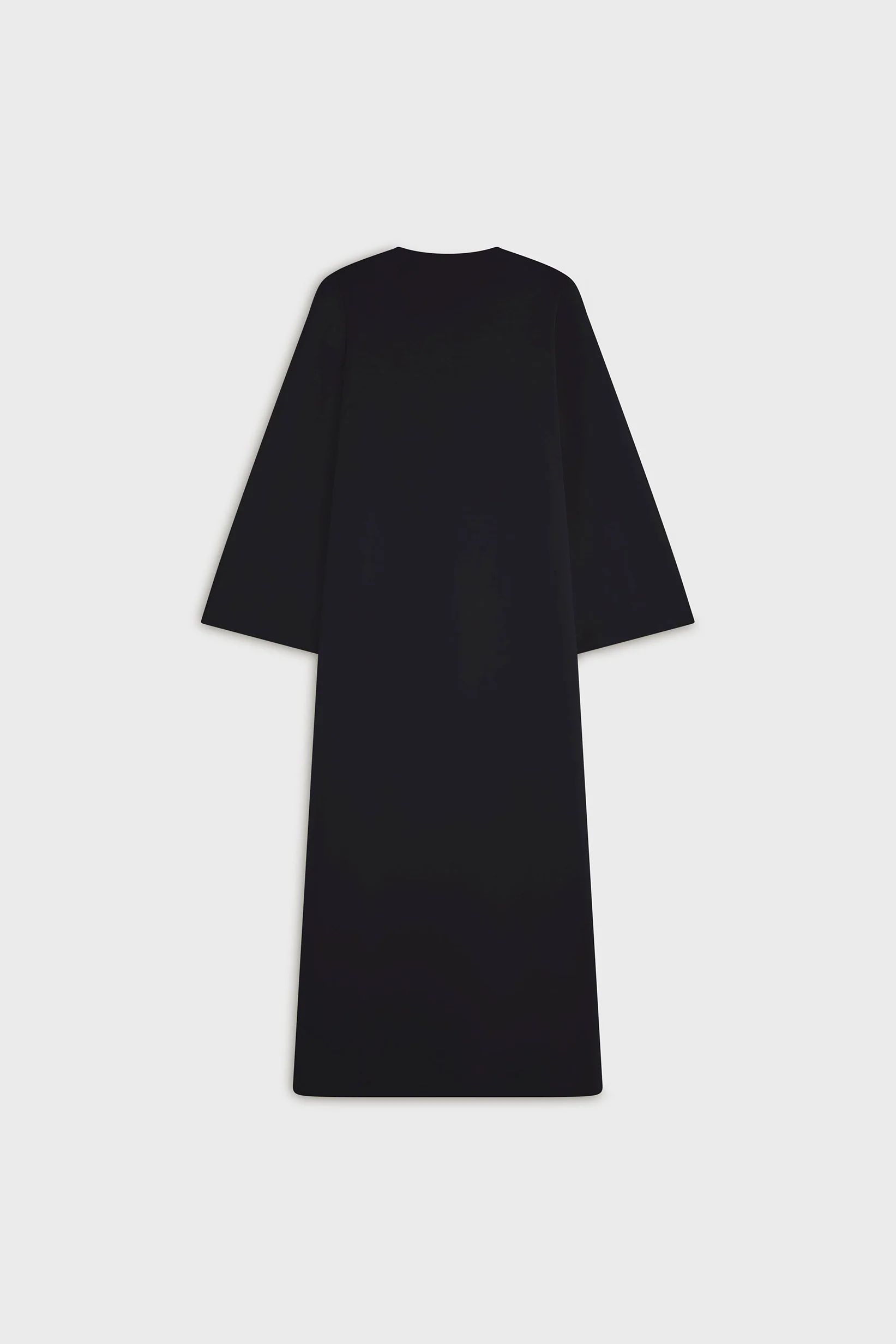 Rayon Jersey Dress | Black - Image 4