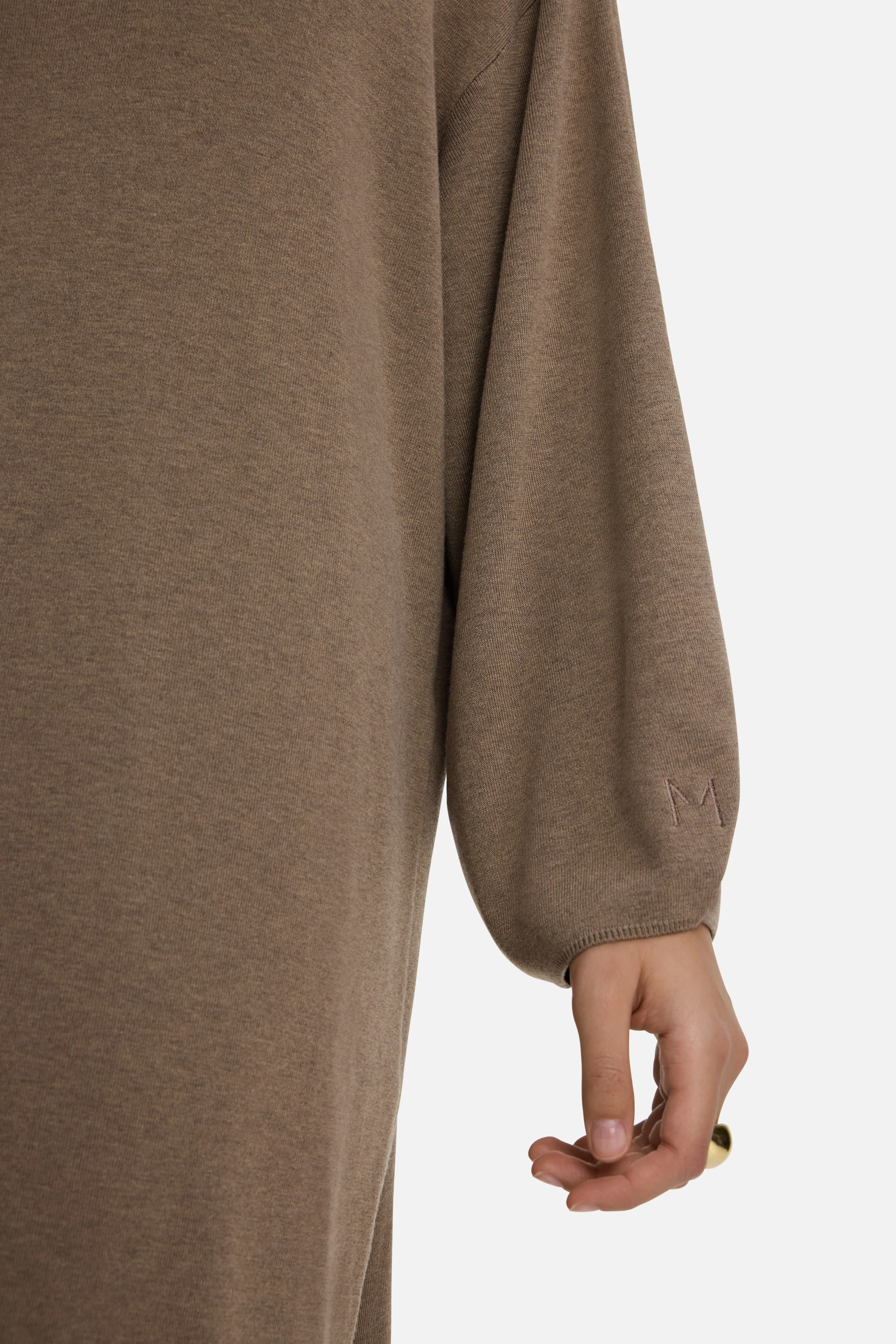 Relaxed Knitted Dress | Oud - Image 3