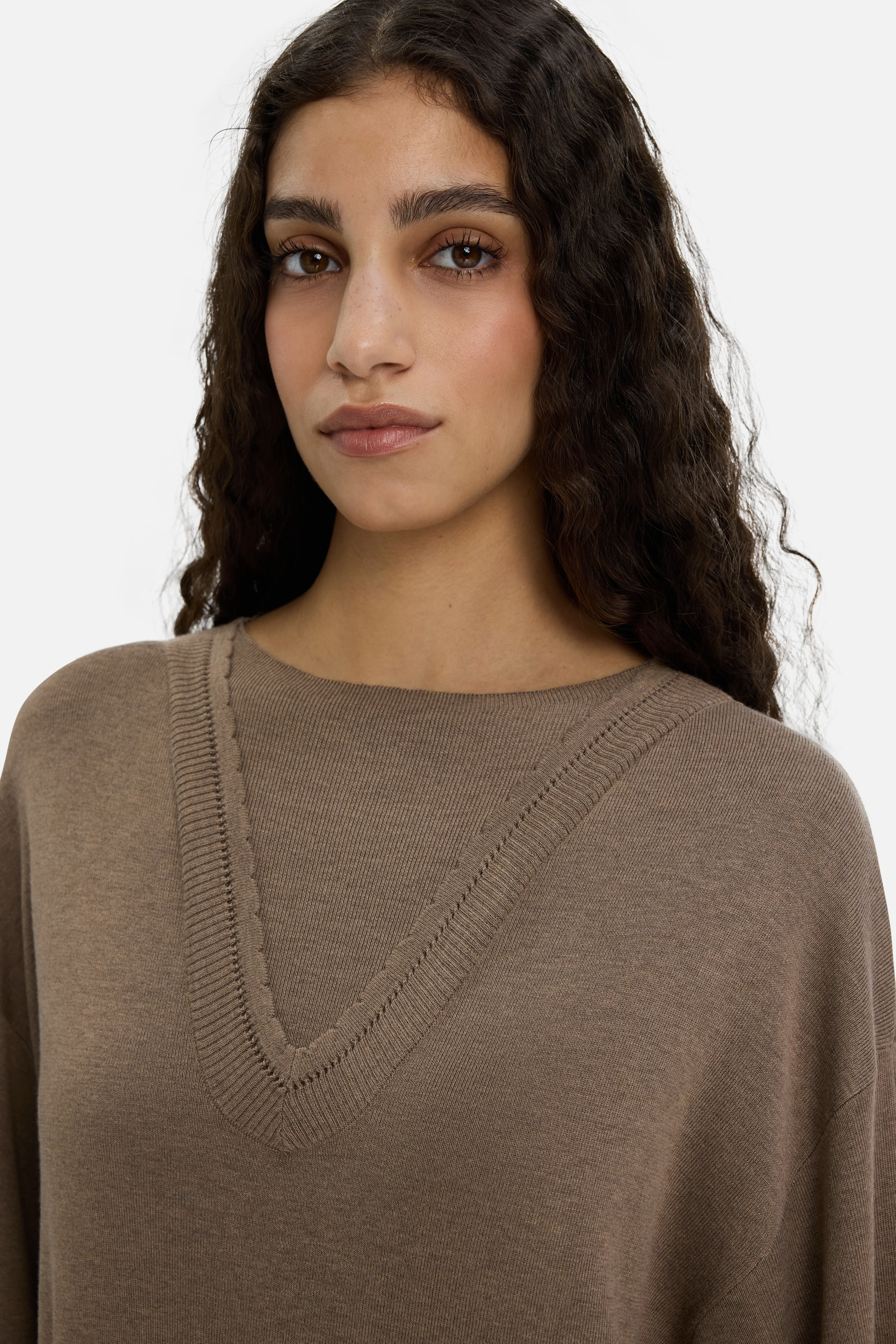 Relaxed Knitted Dress | Oud - Image 4