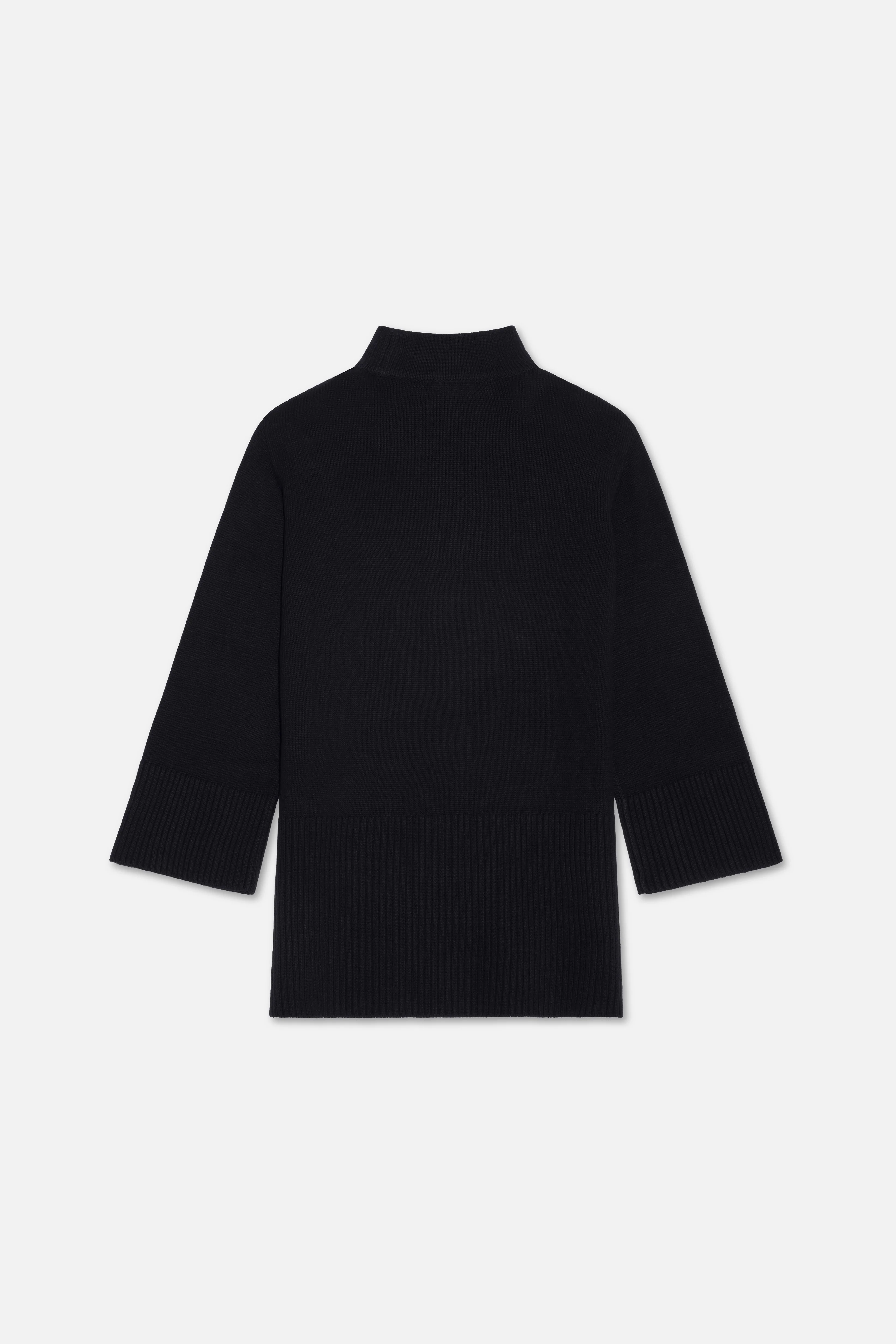 Ribbed Knit Sweater | Black - Image 5