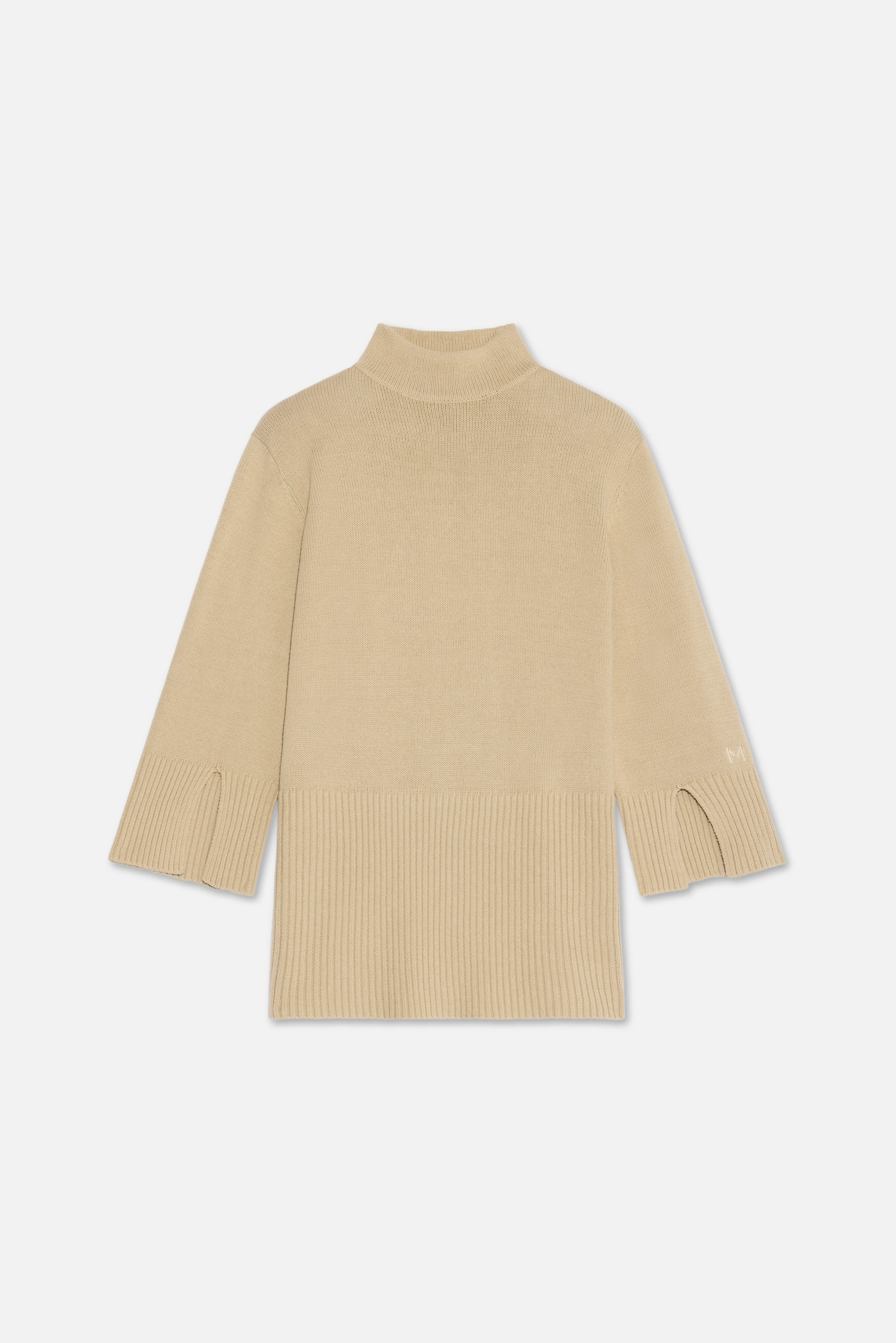 Ribbed Knit Sweater | Khaki - Image 5