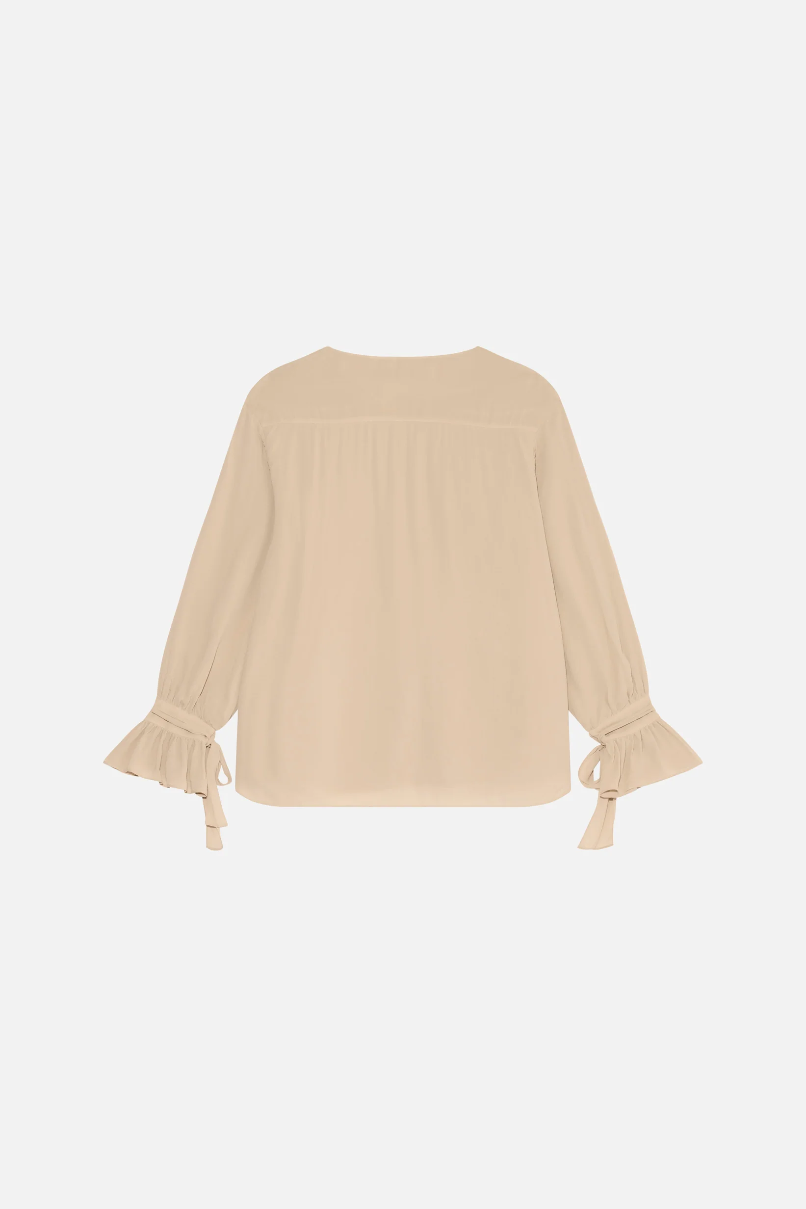 Romantic Ruffle Blouse | Oat - Image 6