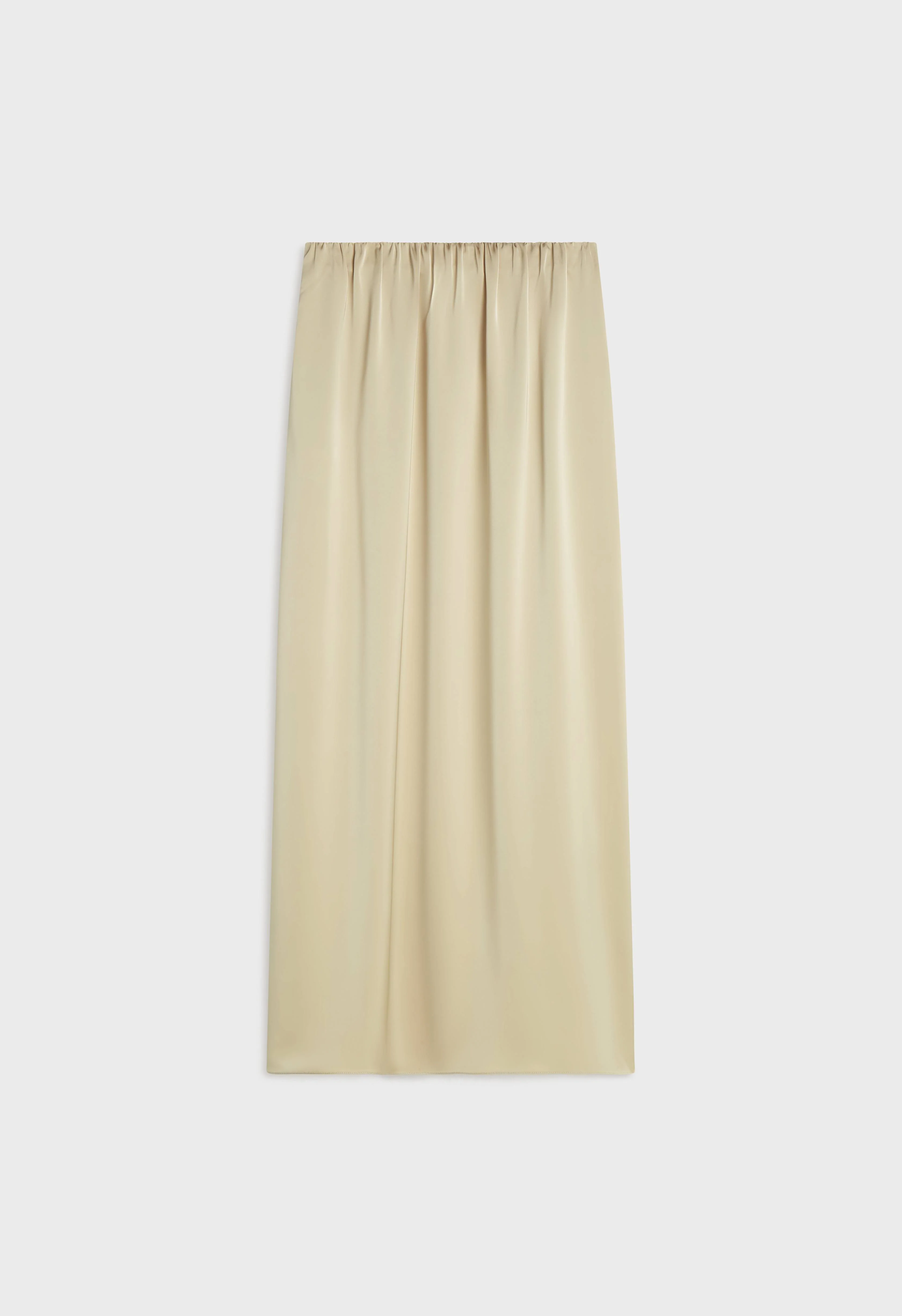 Satin Bias Skirt | Brown Rice - Image 4