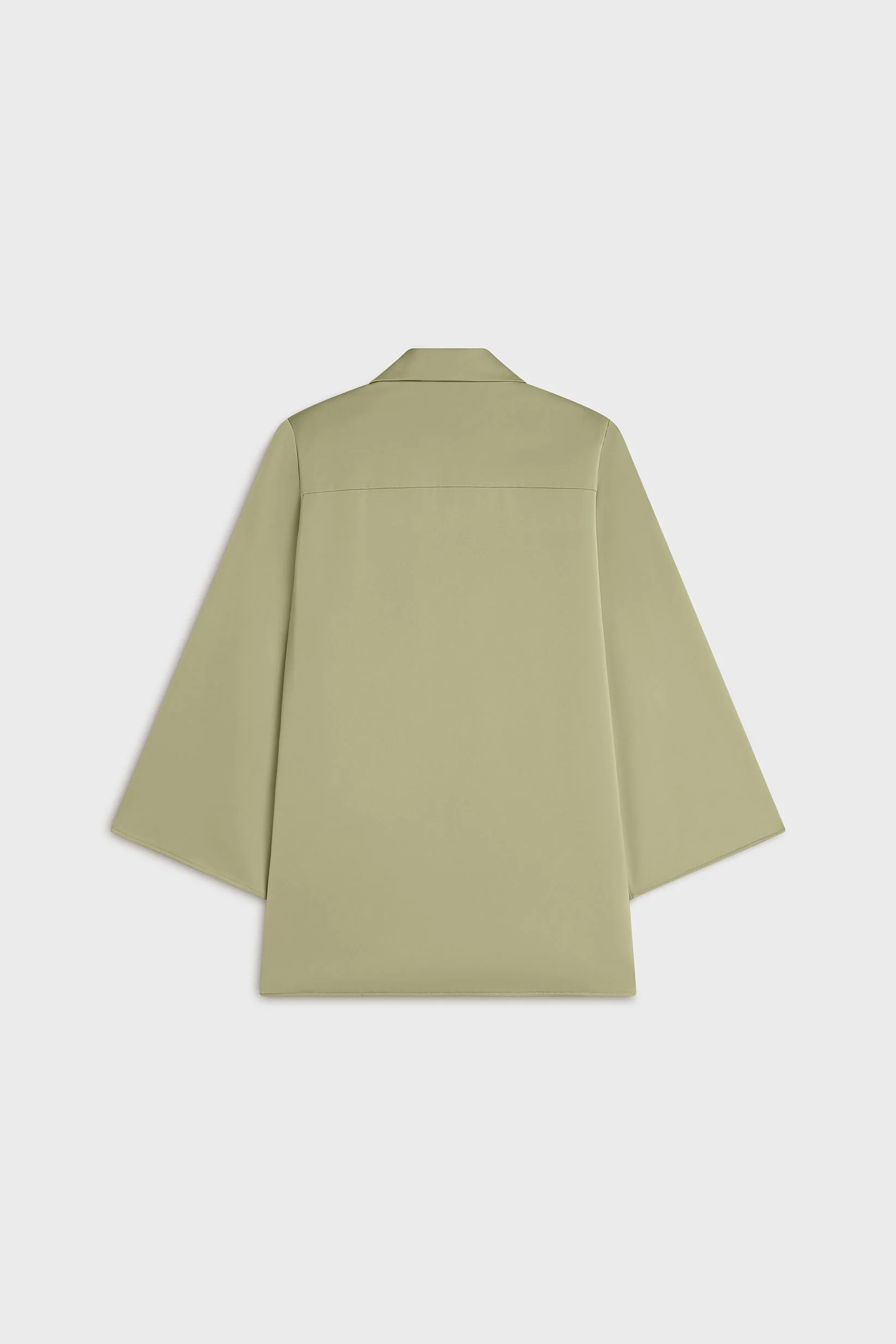 Satin Blazer | Sage - Image 4