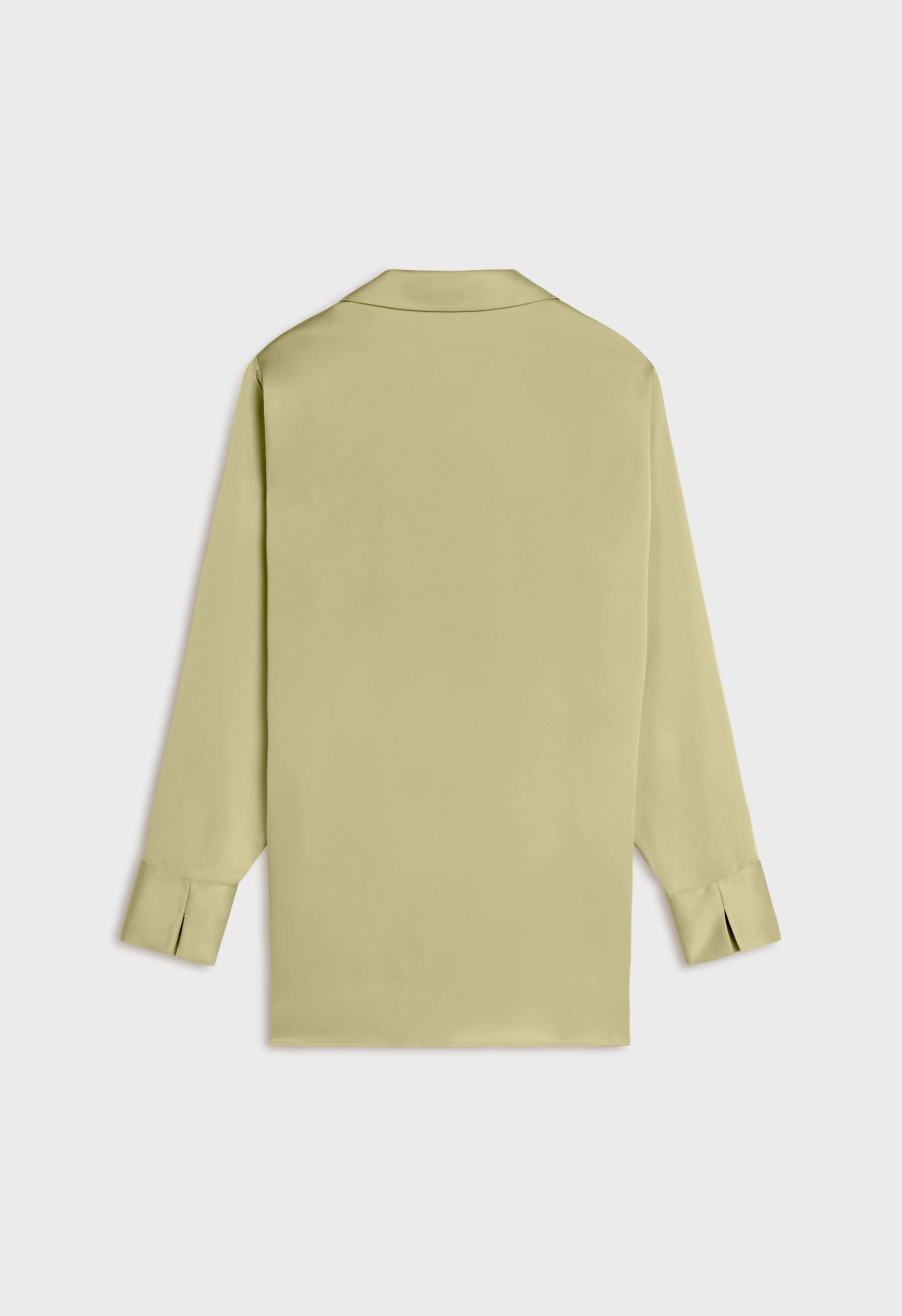 Satin Classic Blazer | Grey Green - Image 4