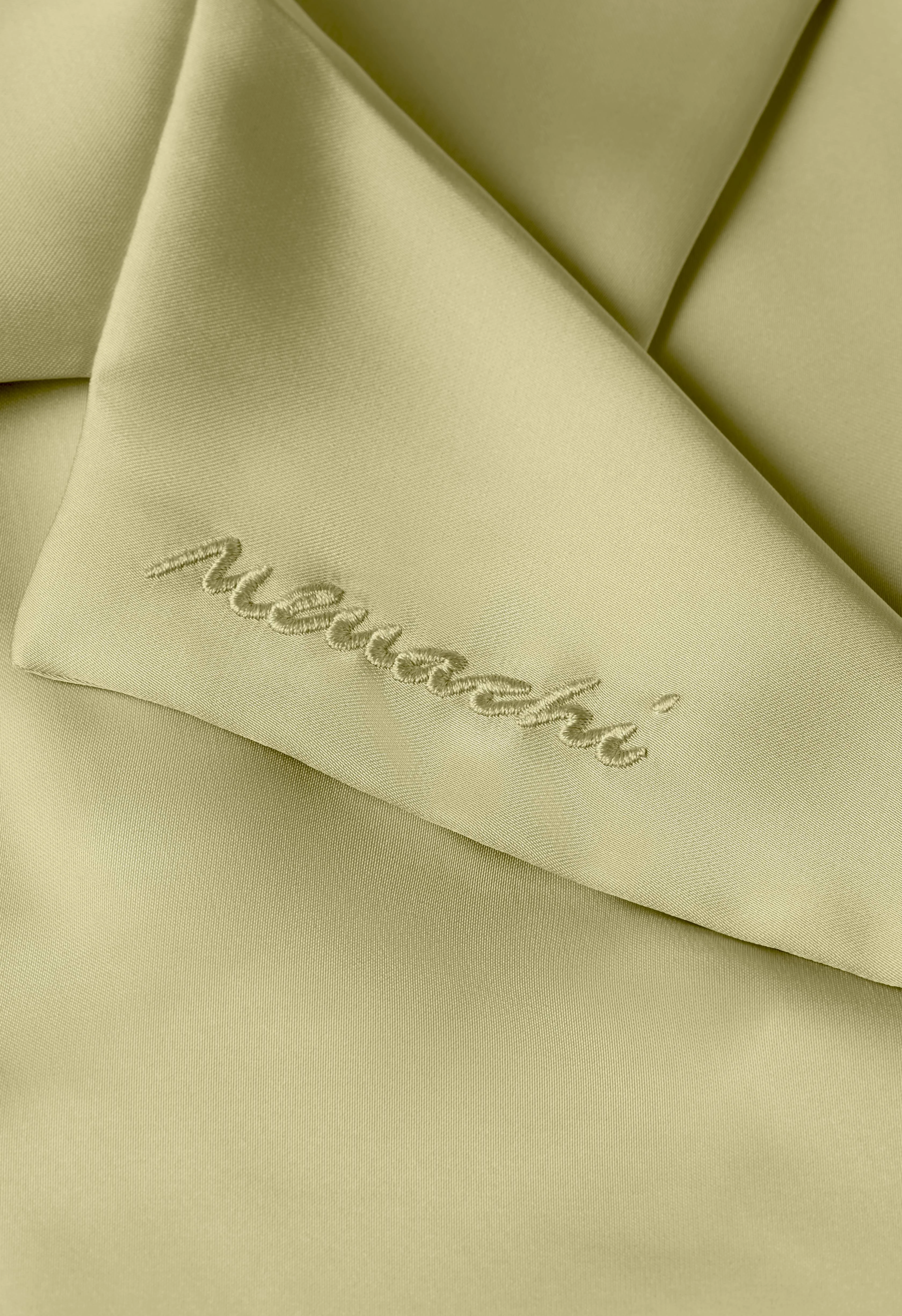 Satin Classic Blazer | Grey Green - Image 5