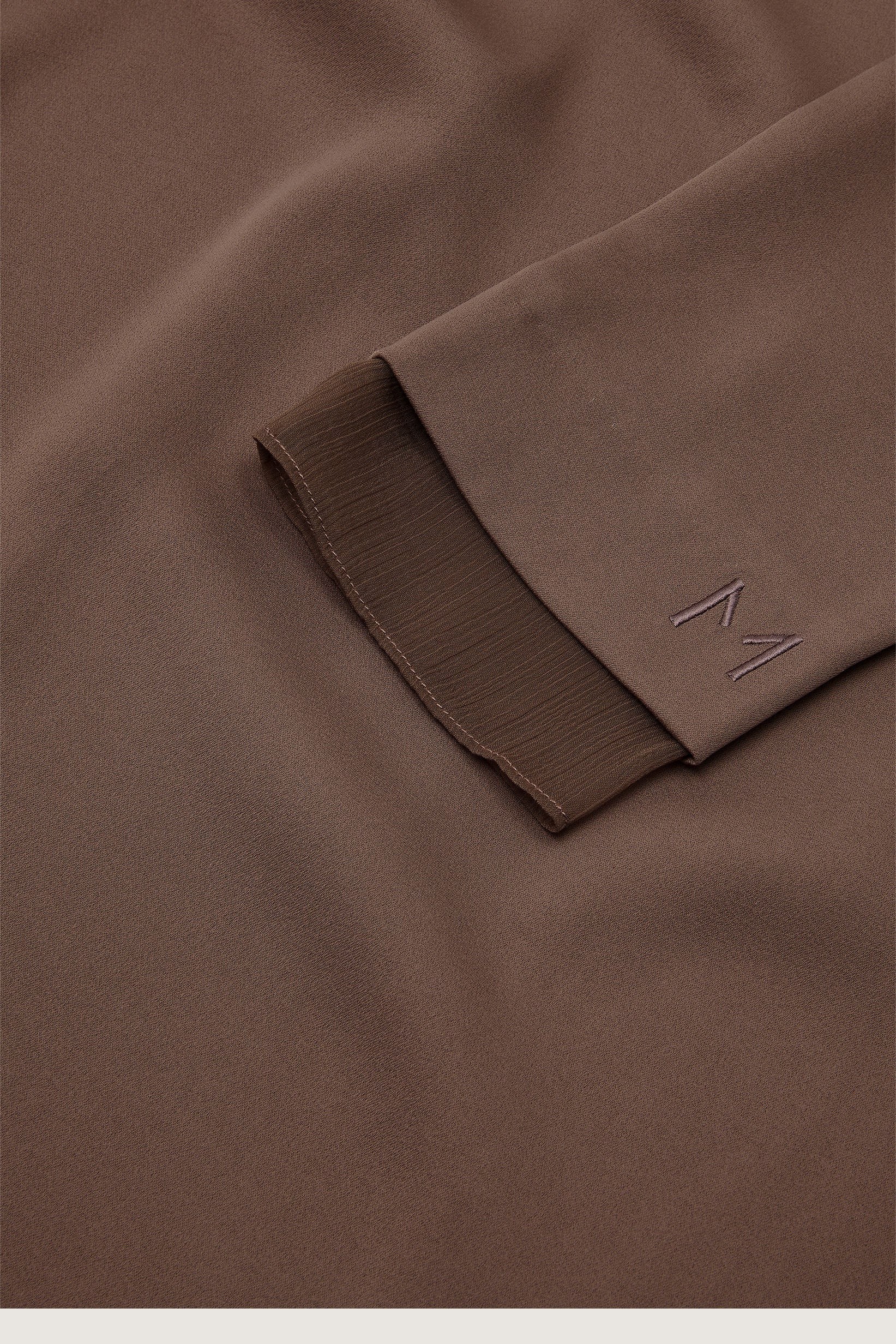 Satin Dress | Ash Brown - Image 5
