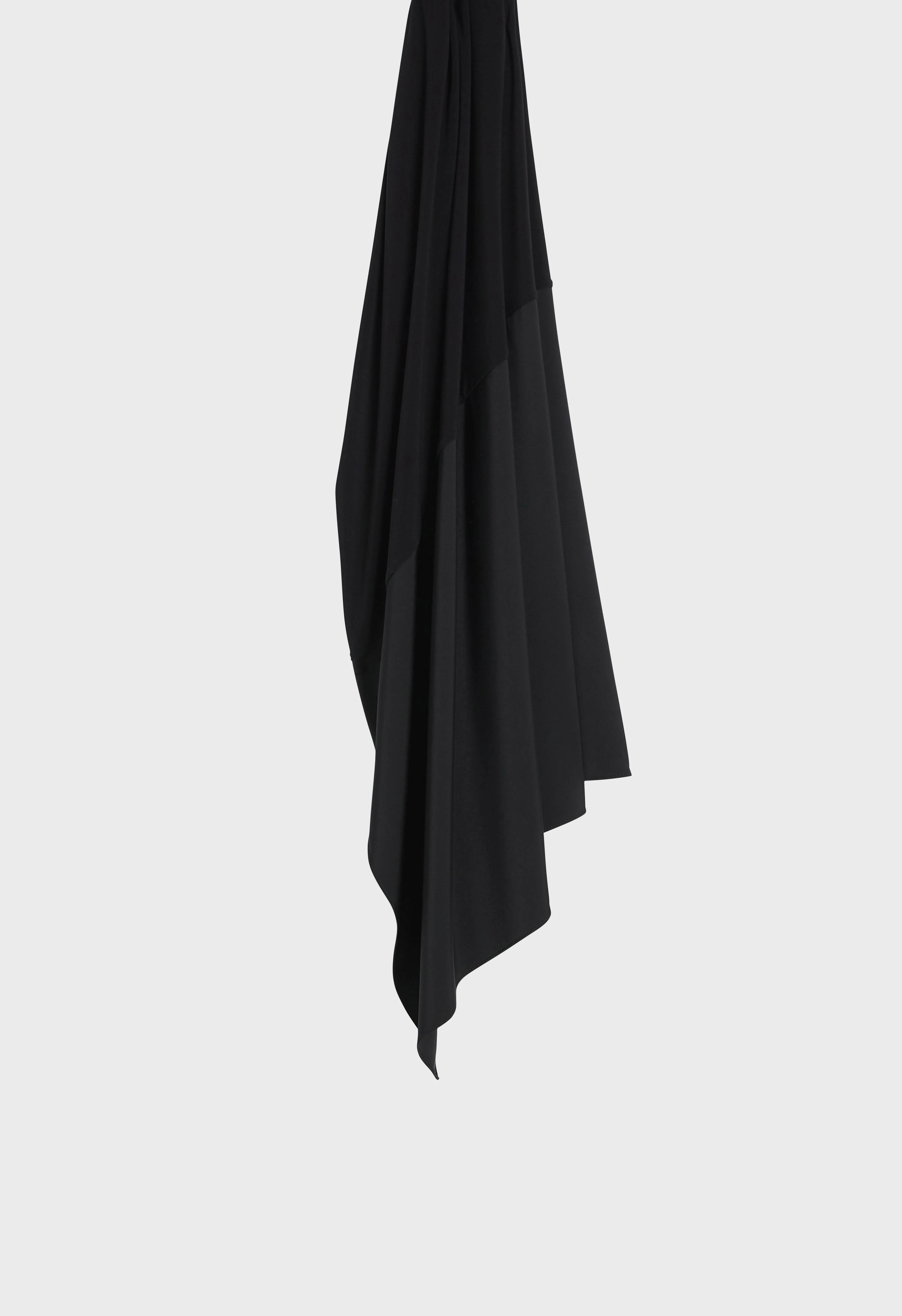 Satin Edge Scarf | Black - Image 3