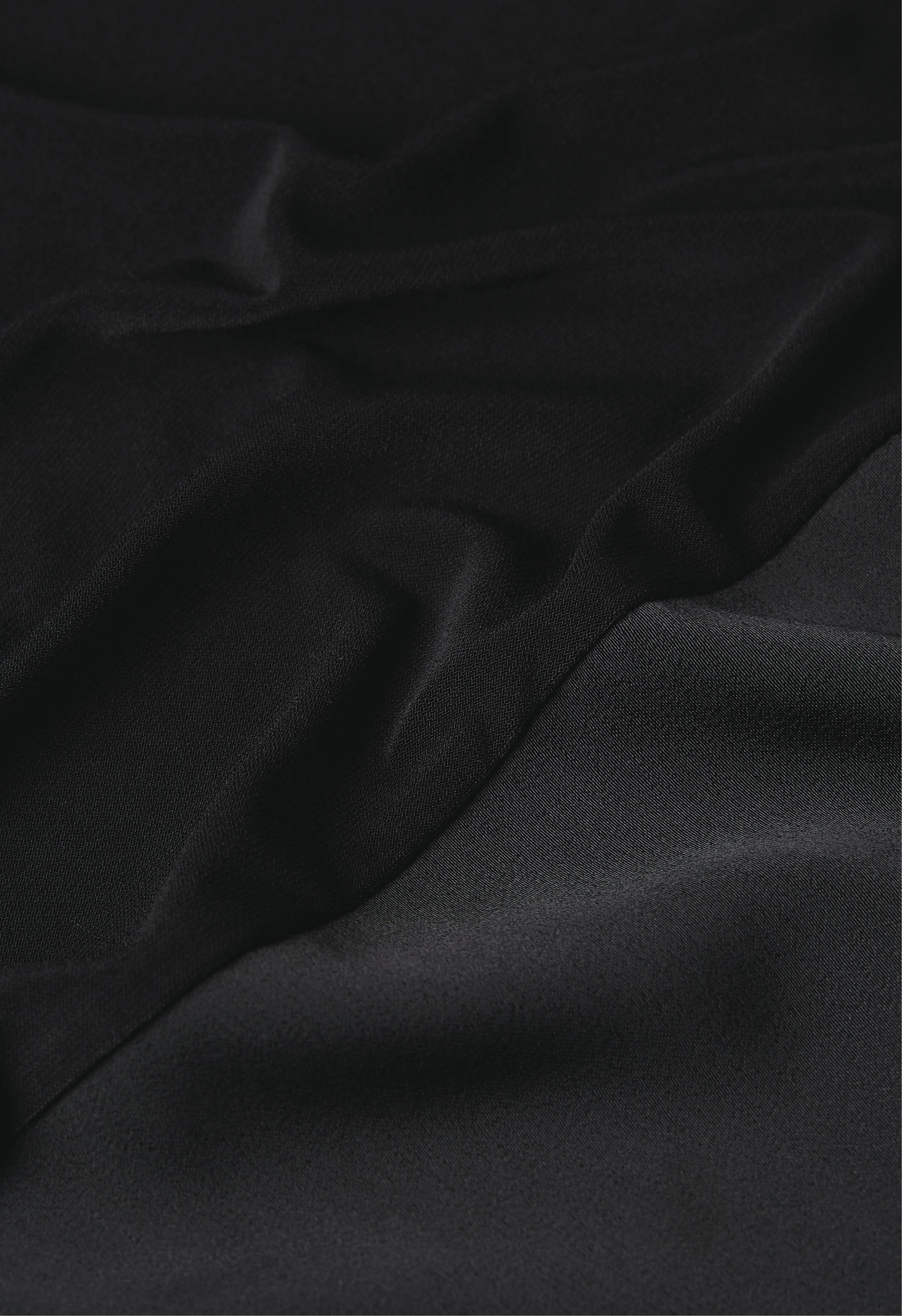 Satin Edge Scarf | Black - Image 4