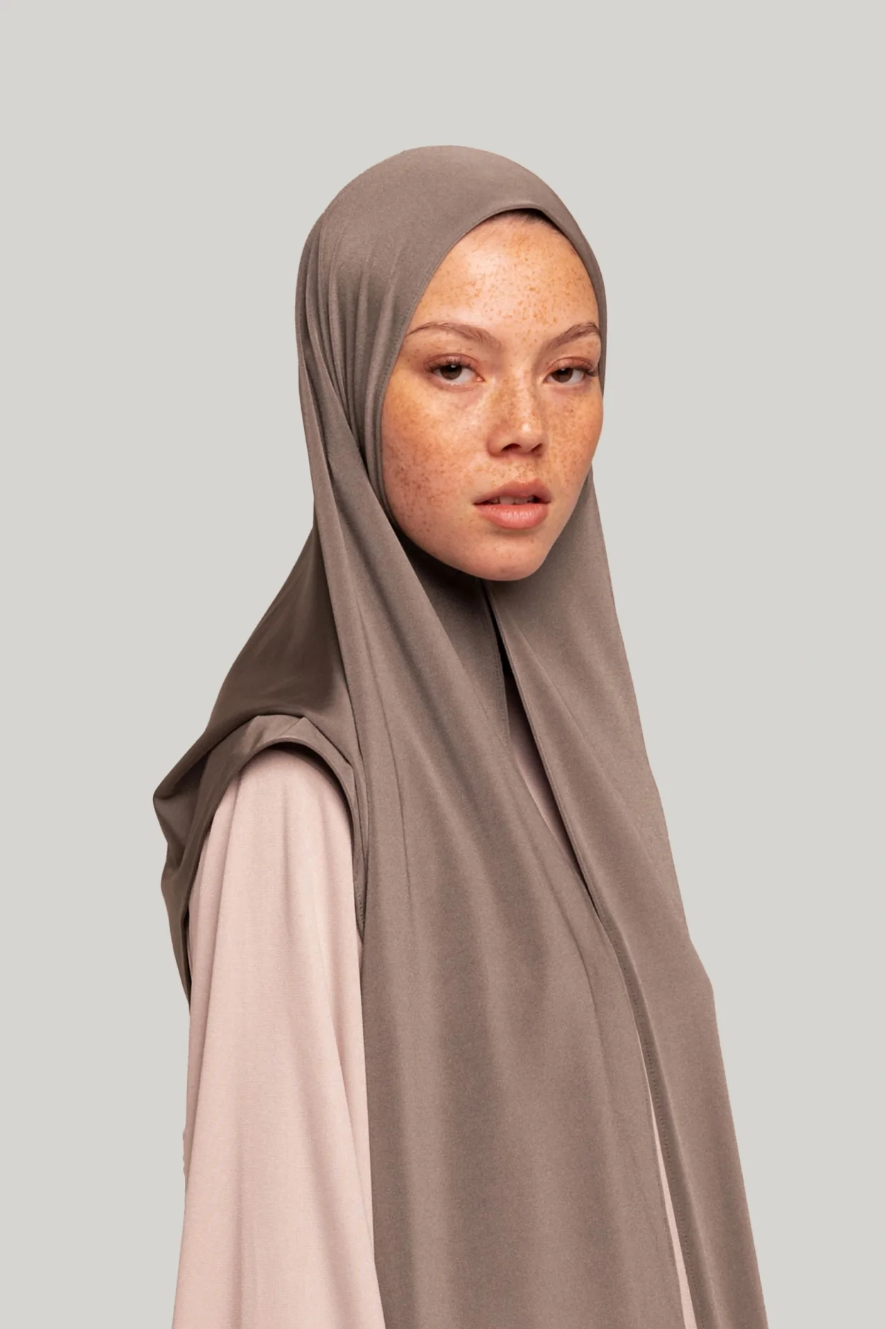 Satin Jersey Scarf | Moss Green - Image 3