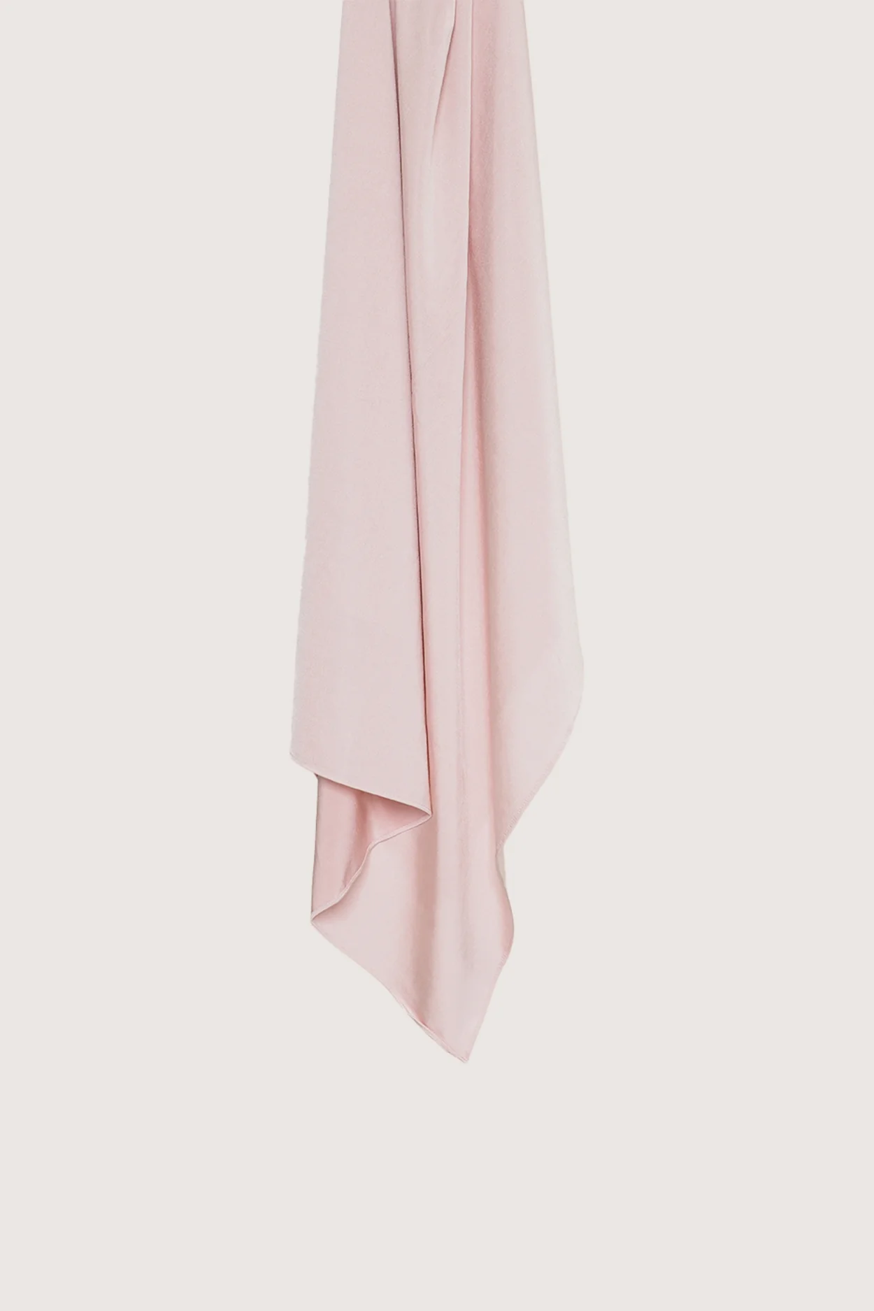 Satin Jersey Scarf | Silver Pink