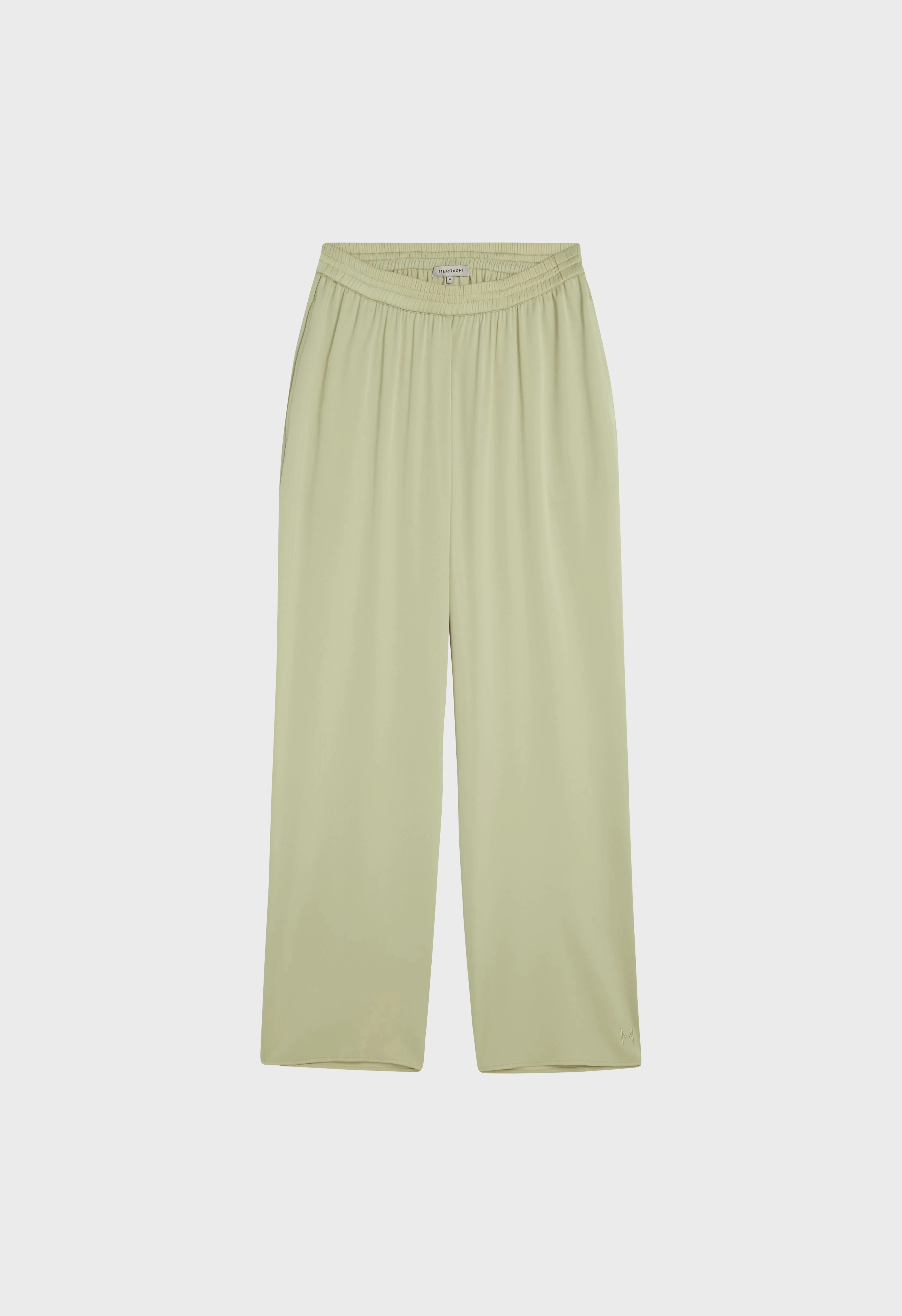Satin Pants | Soft Khaki - Image 3