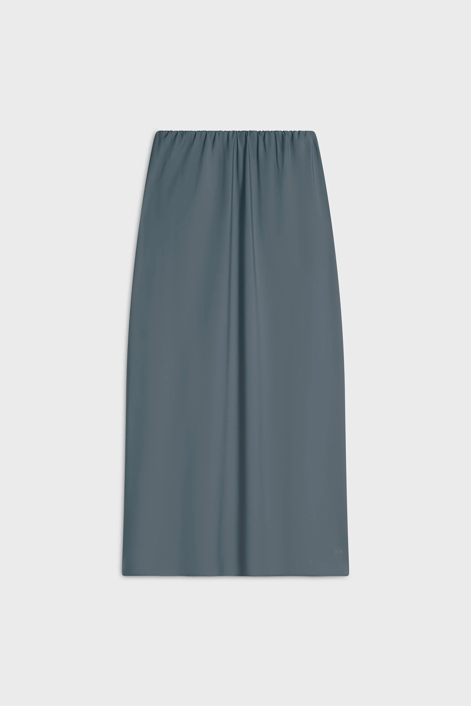 Satin Skirt | Dusty Indigo - Image 3