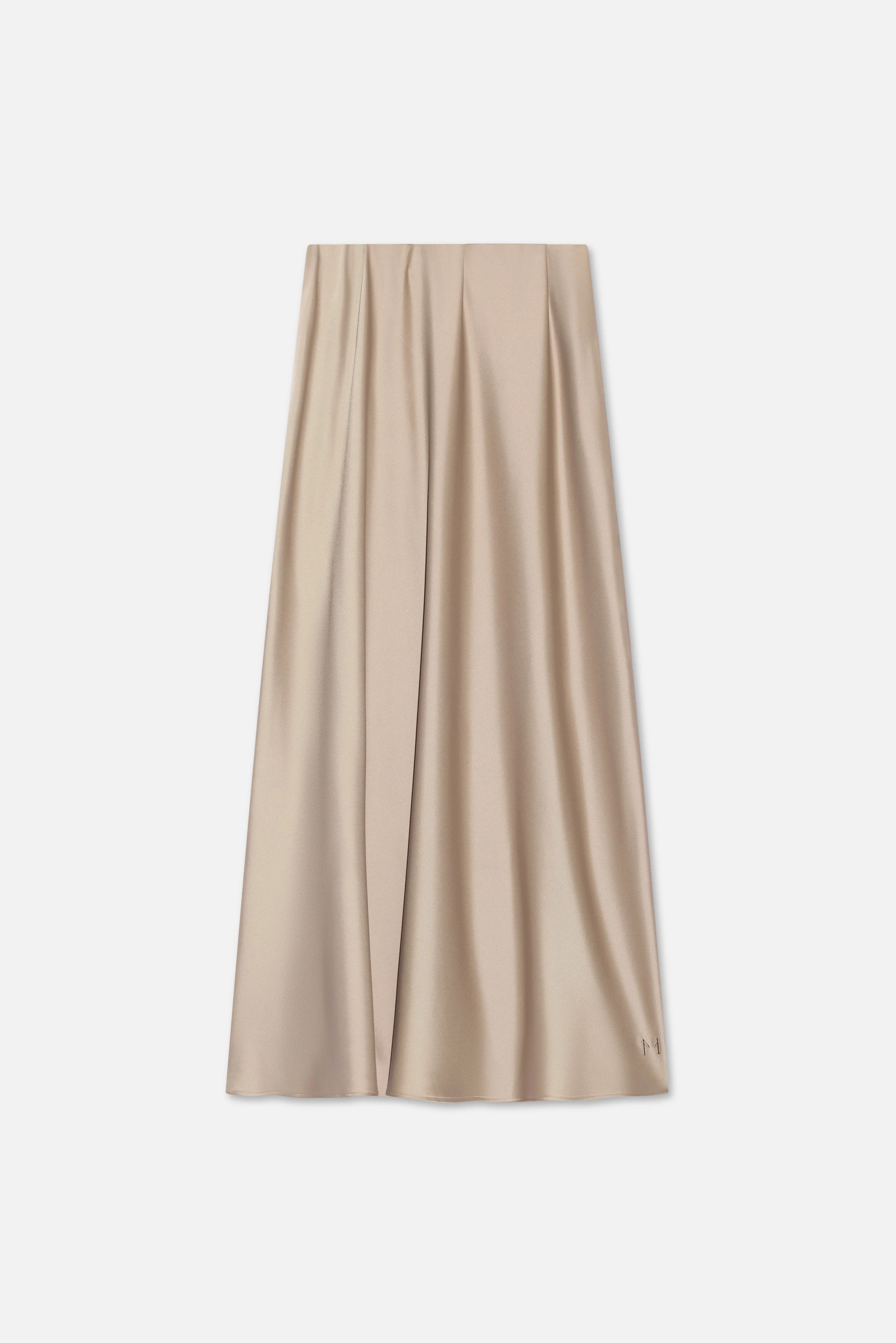 Satin Skirt | Khaki - Image 6