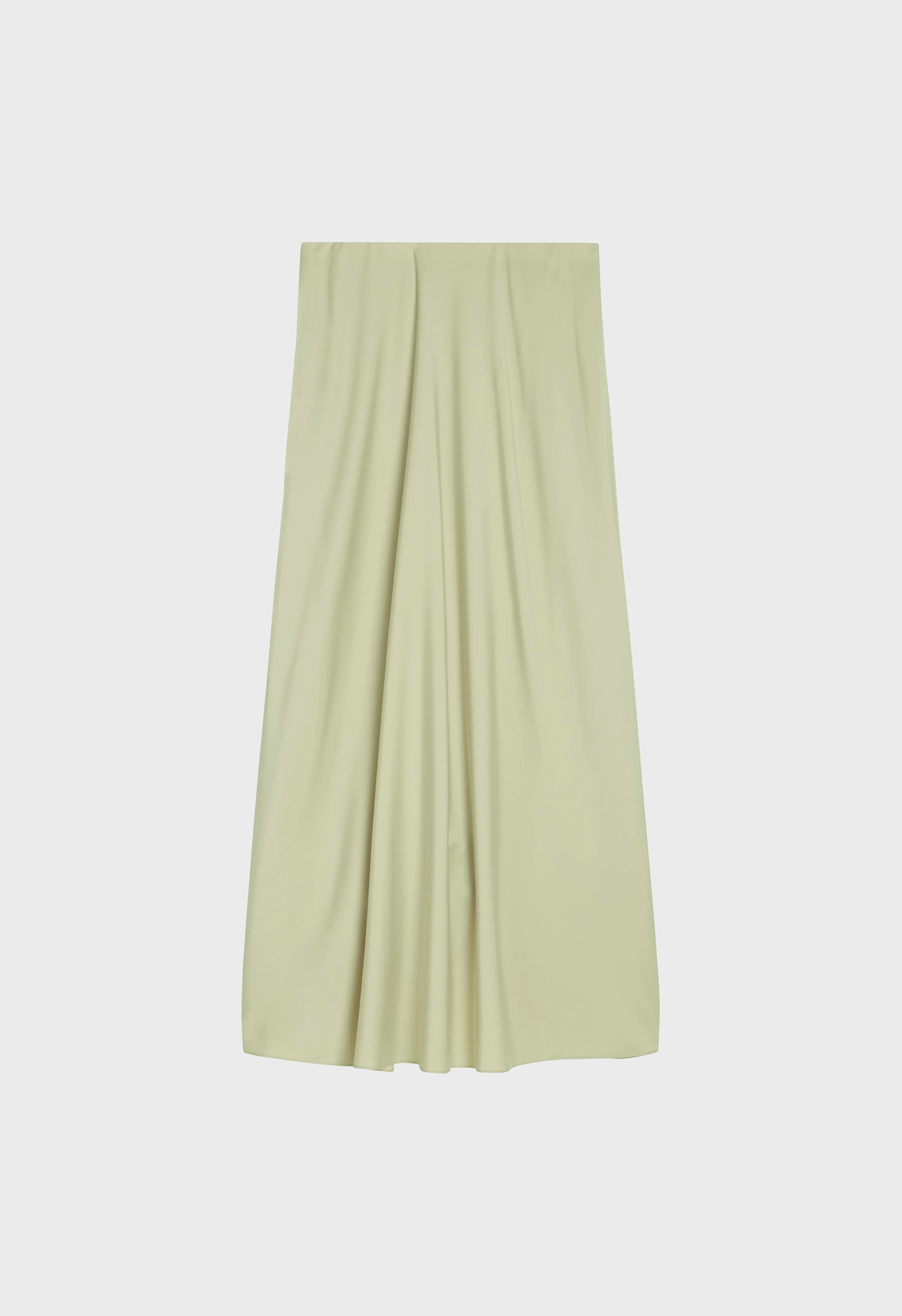 Satin Skirt | Soft Khaki - Image 3