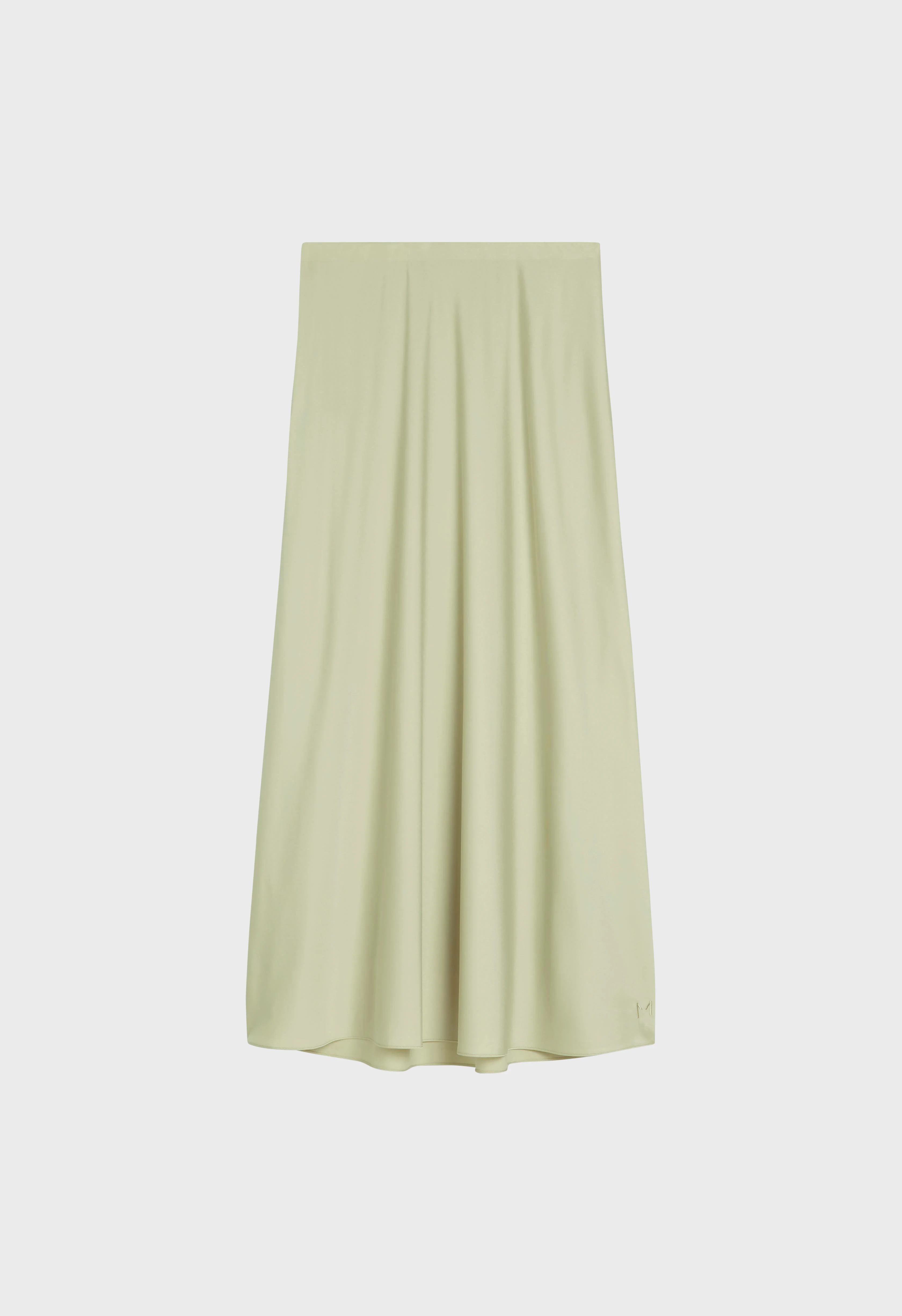 Satin Skirt | Soft Khaki - Image 5
