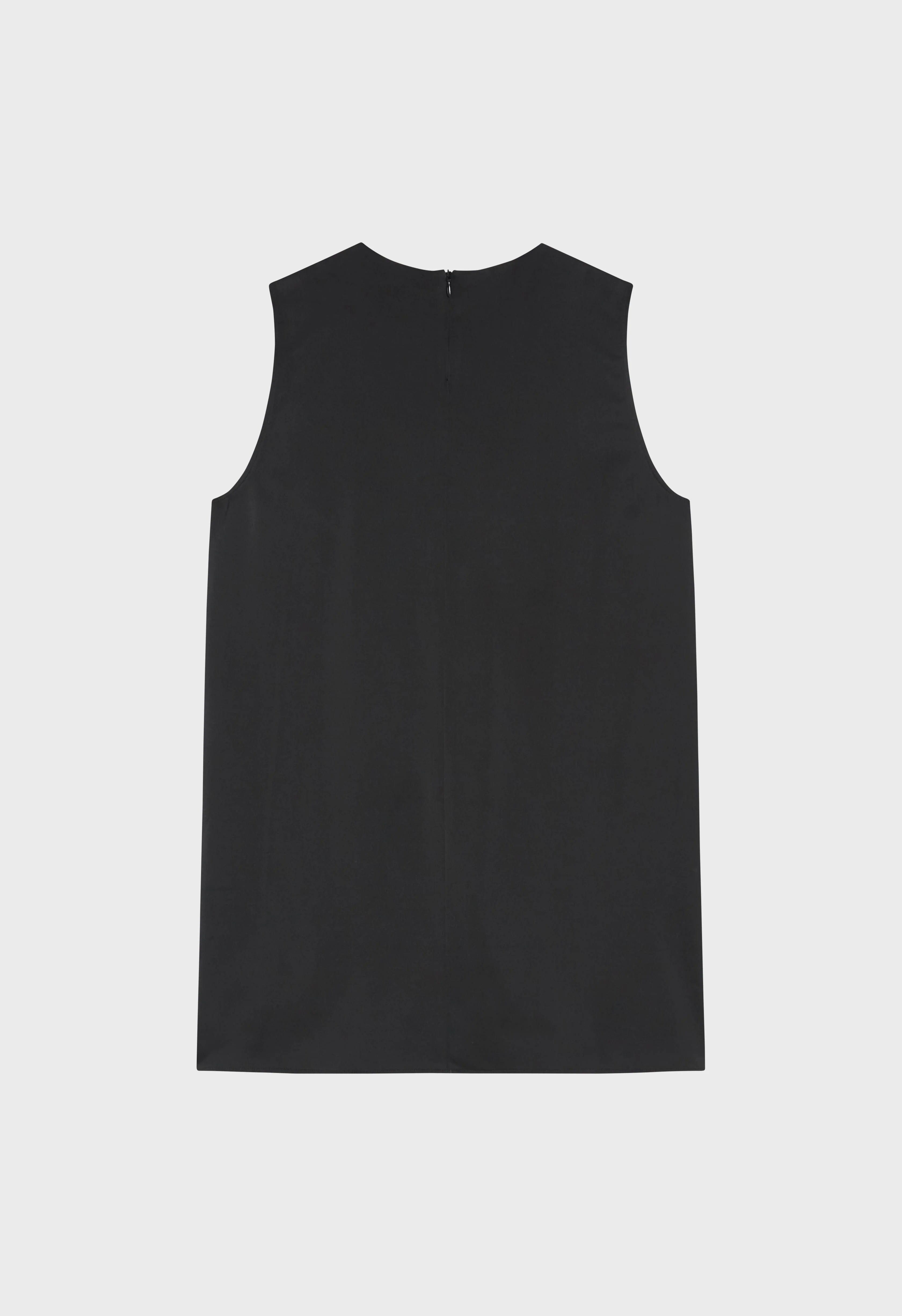 Satin Sleeveless Top | Black - Image 4